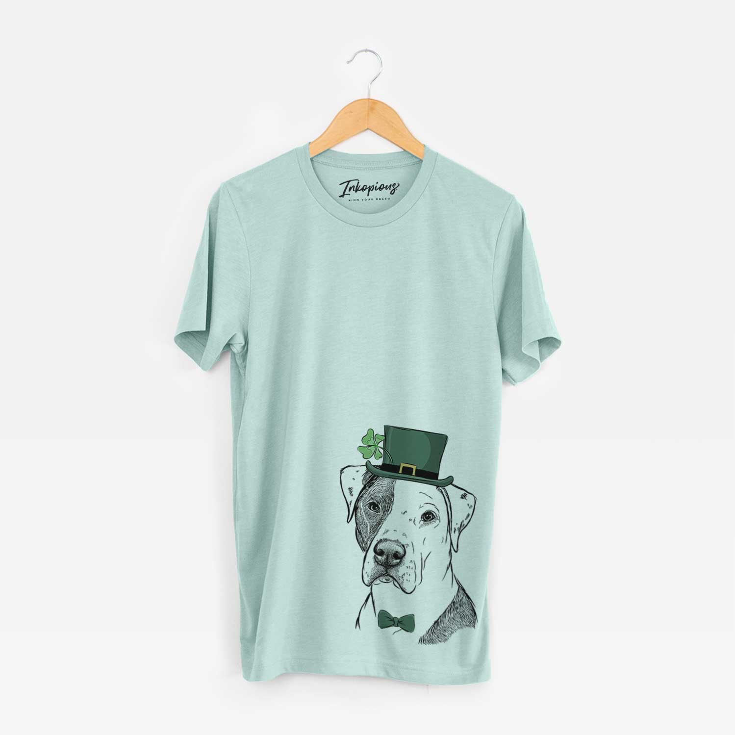 St. Patrick's Duke the American Staffordshire Terrier Mix - Unisex Crewneck