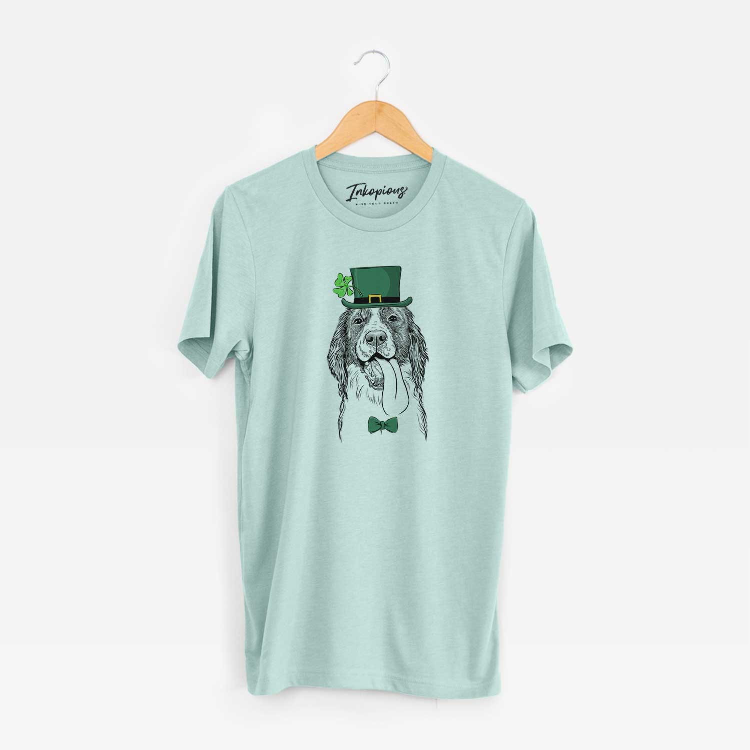 St. Patrick's Duke the English Springer Spaniel - Unisex Crewneck