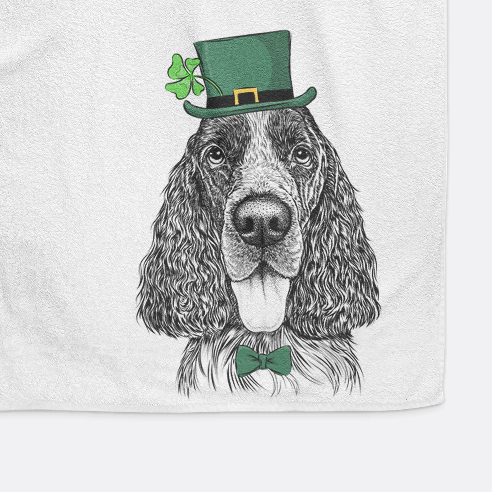 Duke the English Springer Spaniel Decorative Hand Towel