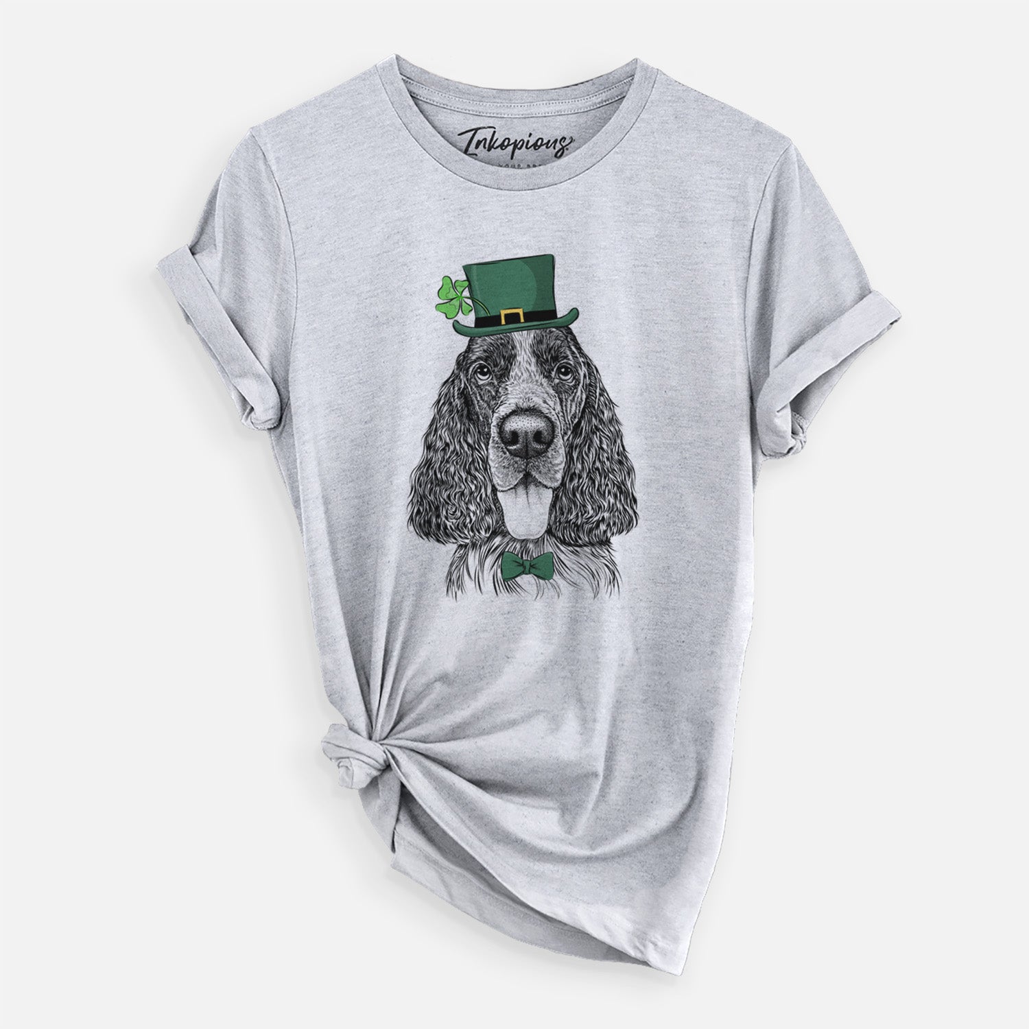 St. Patrick's Duke the English Springer Spaniel - Unisex Crewneck