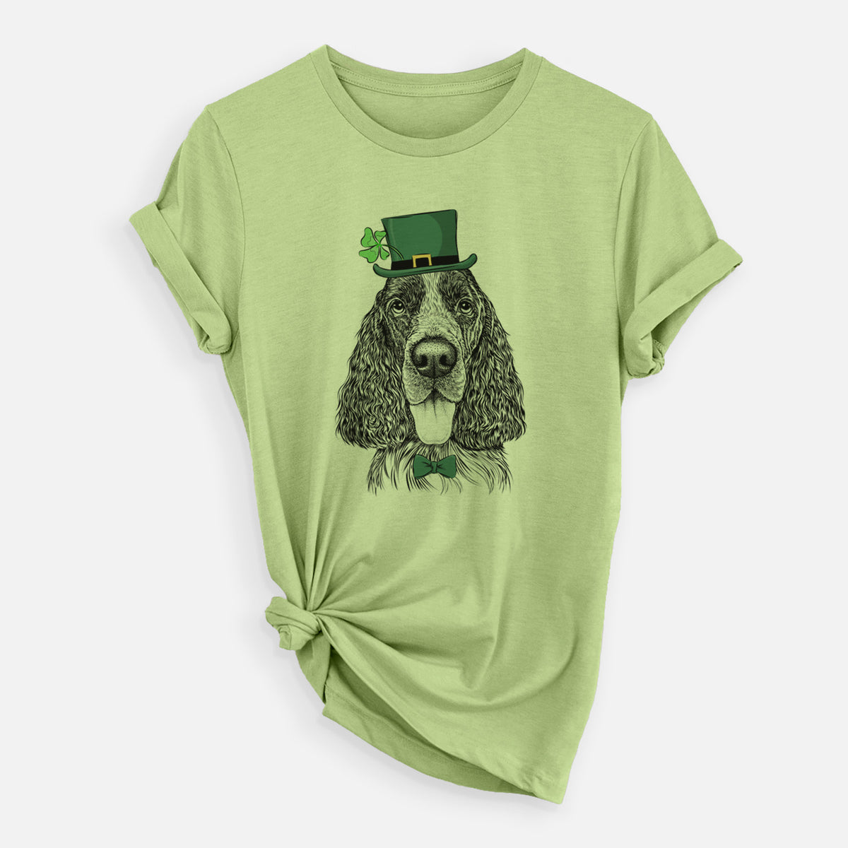 St. Patrick&#39;s Duke the English Springer Spaniel - Unisex Crewneck