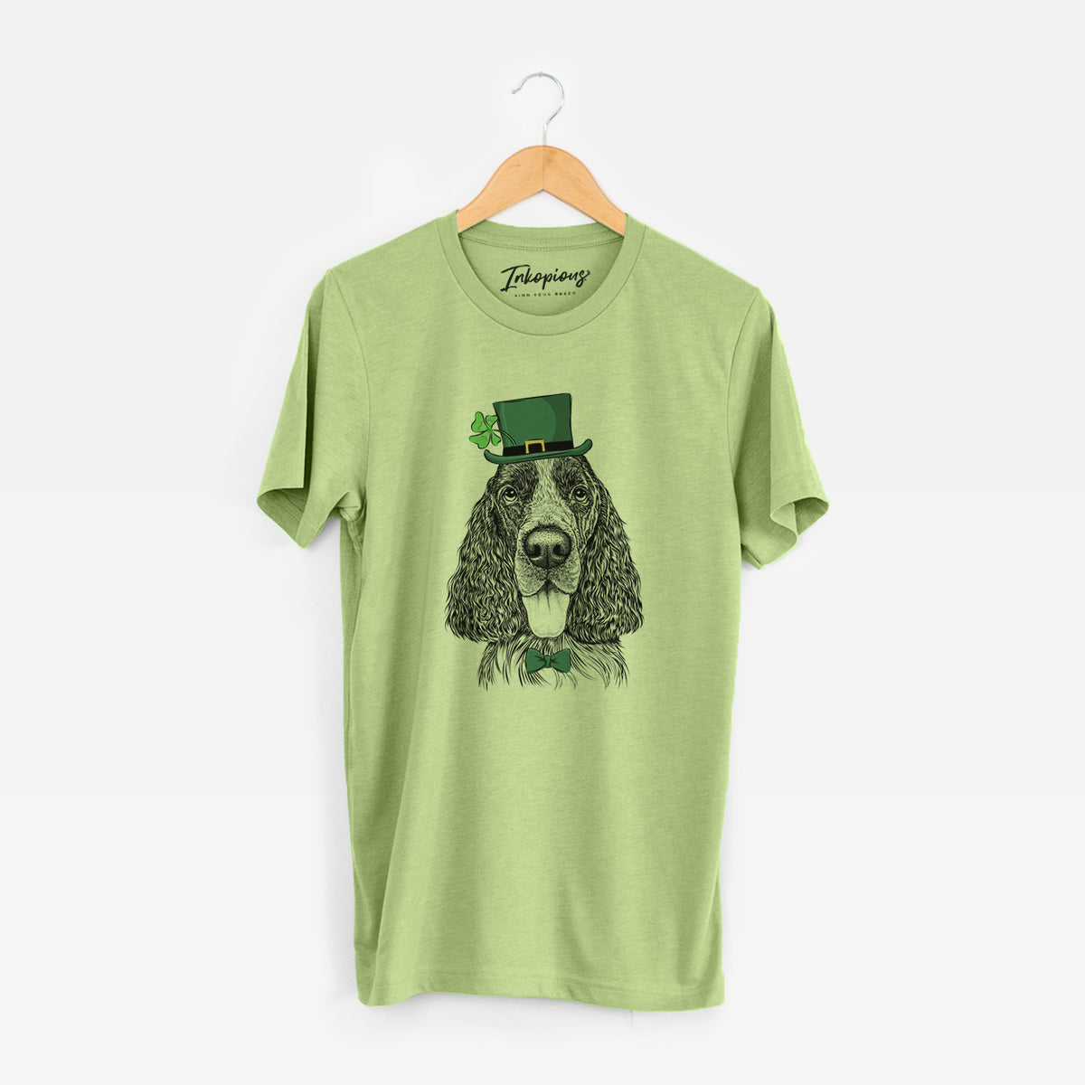 St. Patrick's Duke the English Springer Spaniel - Unisex Crewneck