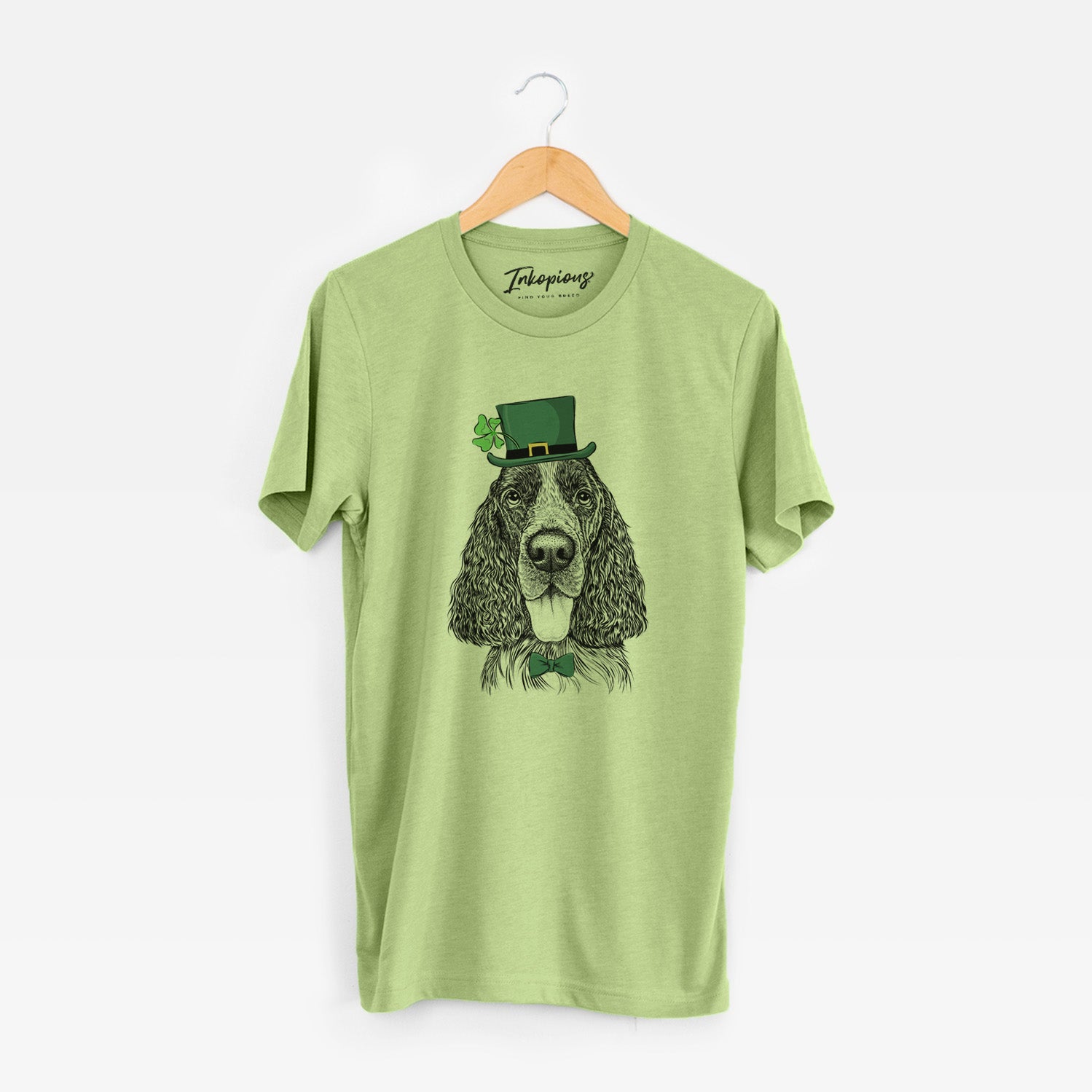 St. Patrick's Duke the English Springer Spaniel - Unisex Crewneck