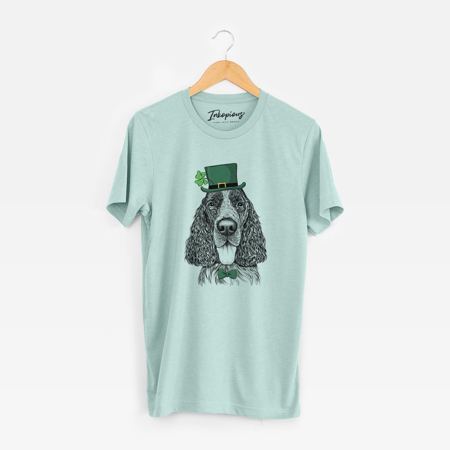 St. Patrick's Duke the English Springer Spaniel - Unisex Crewneck