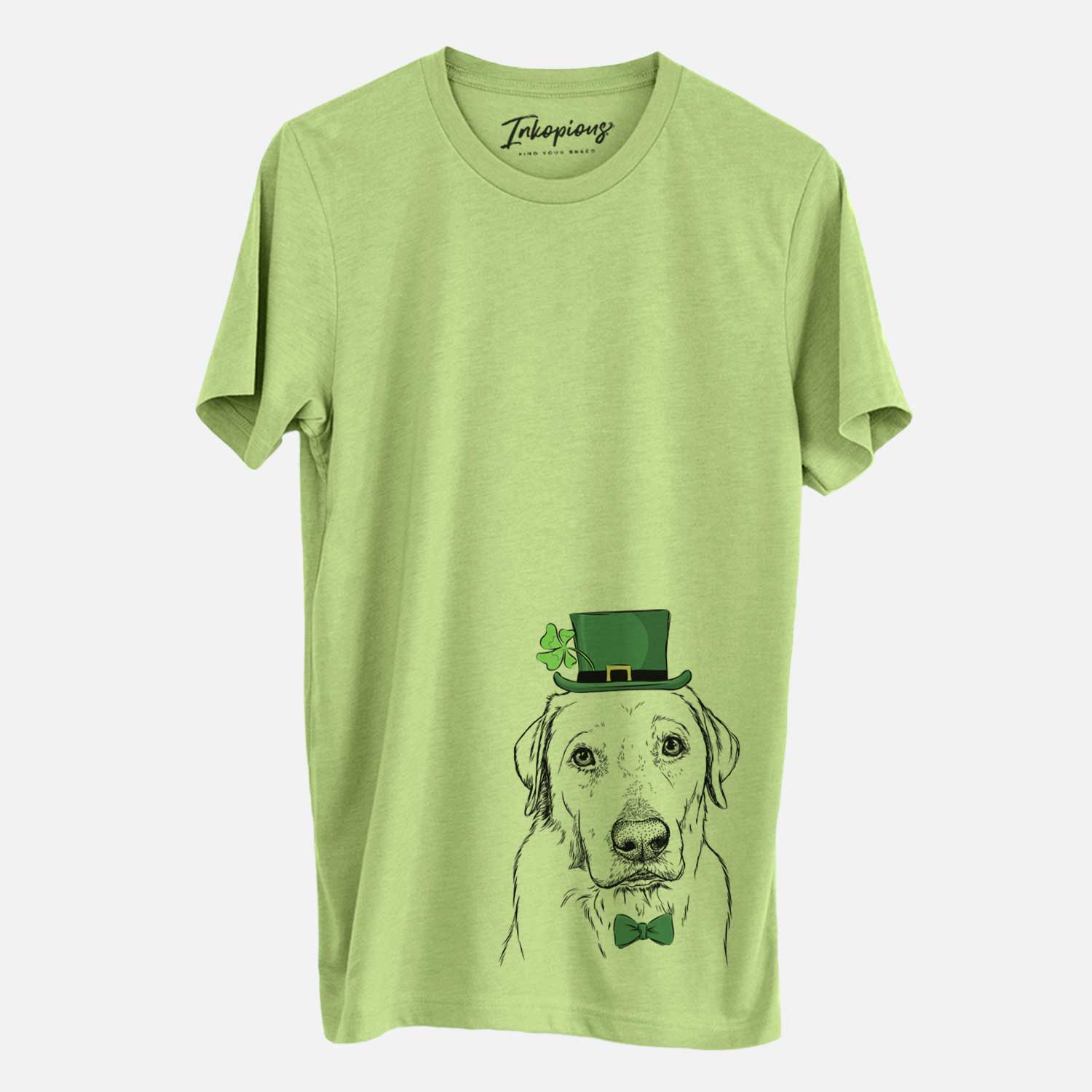 St. Patrick's Duke the Yellow Lab - Unisex Crewneck