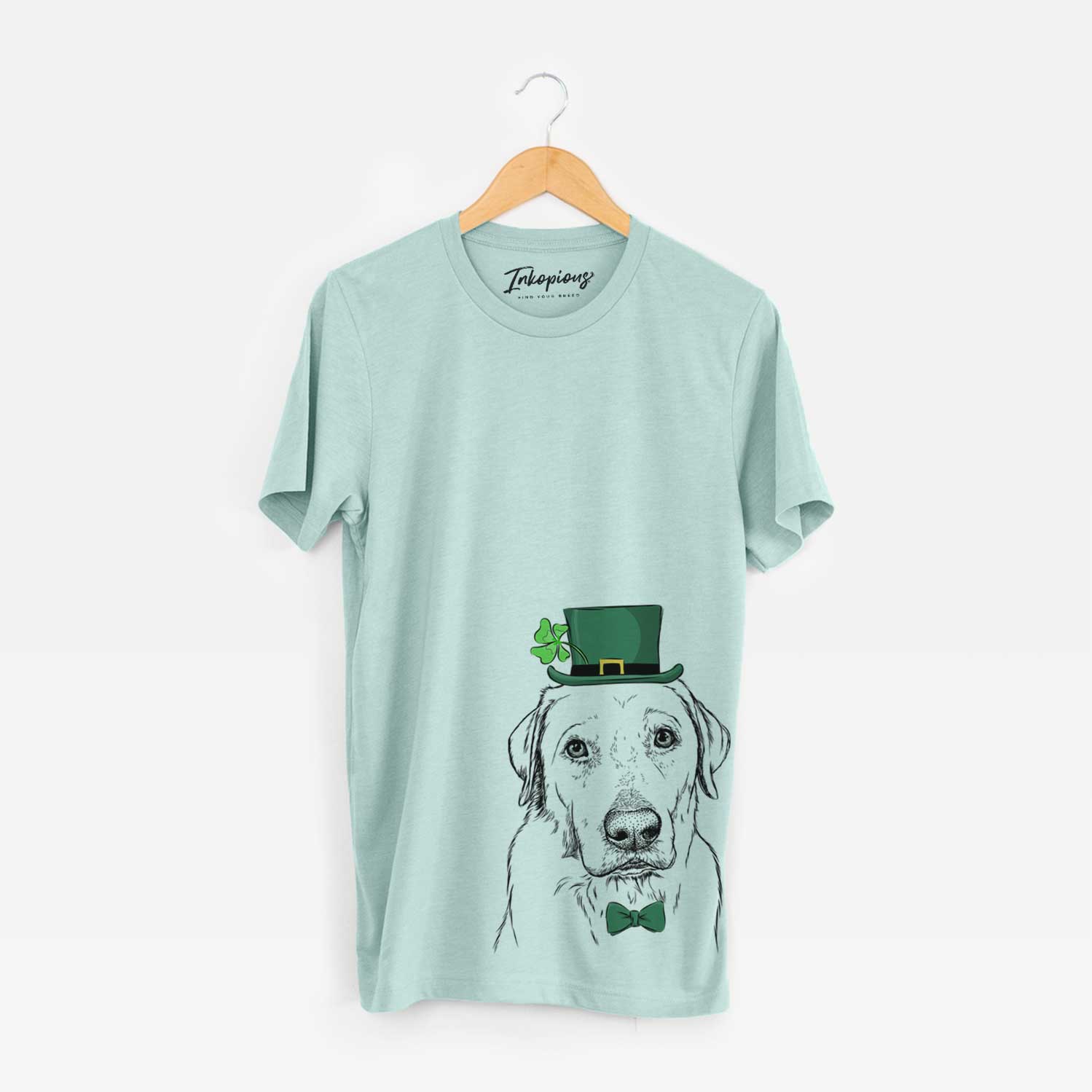 St. Patrick's Duke the Yellow Lab - Unisex Crewneck