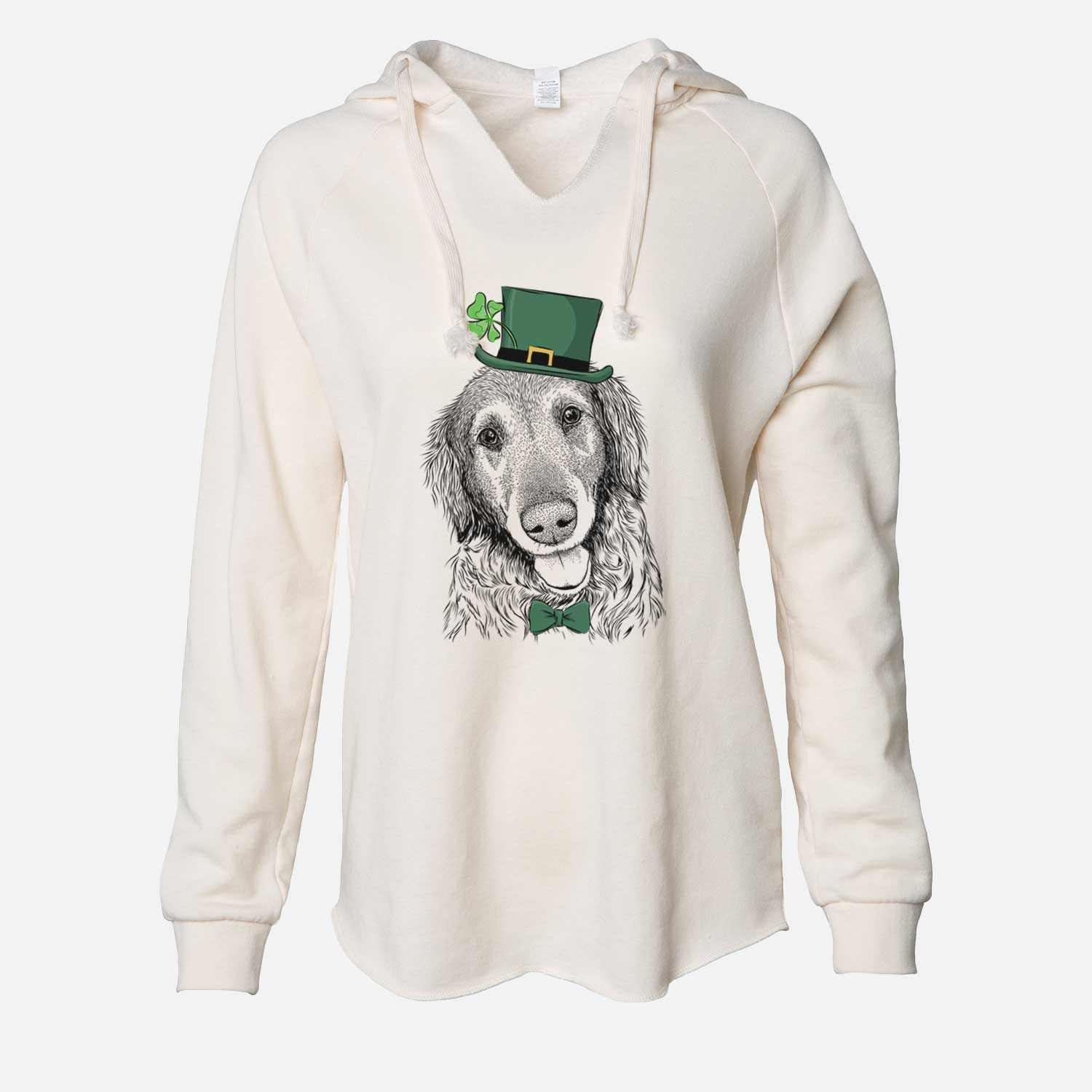 St. Patrick's Duncan the Golden Retriever - Cali Wave Hooded Sweatshirt