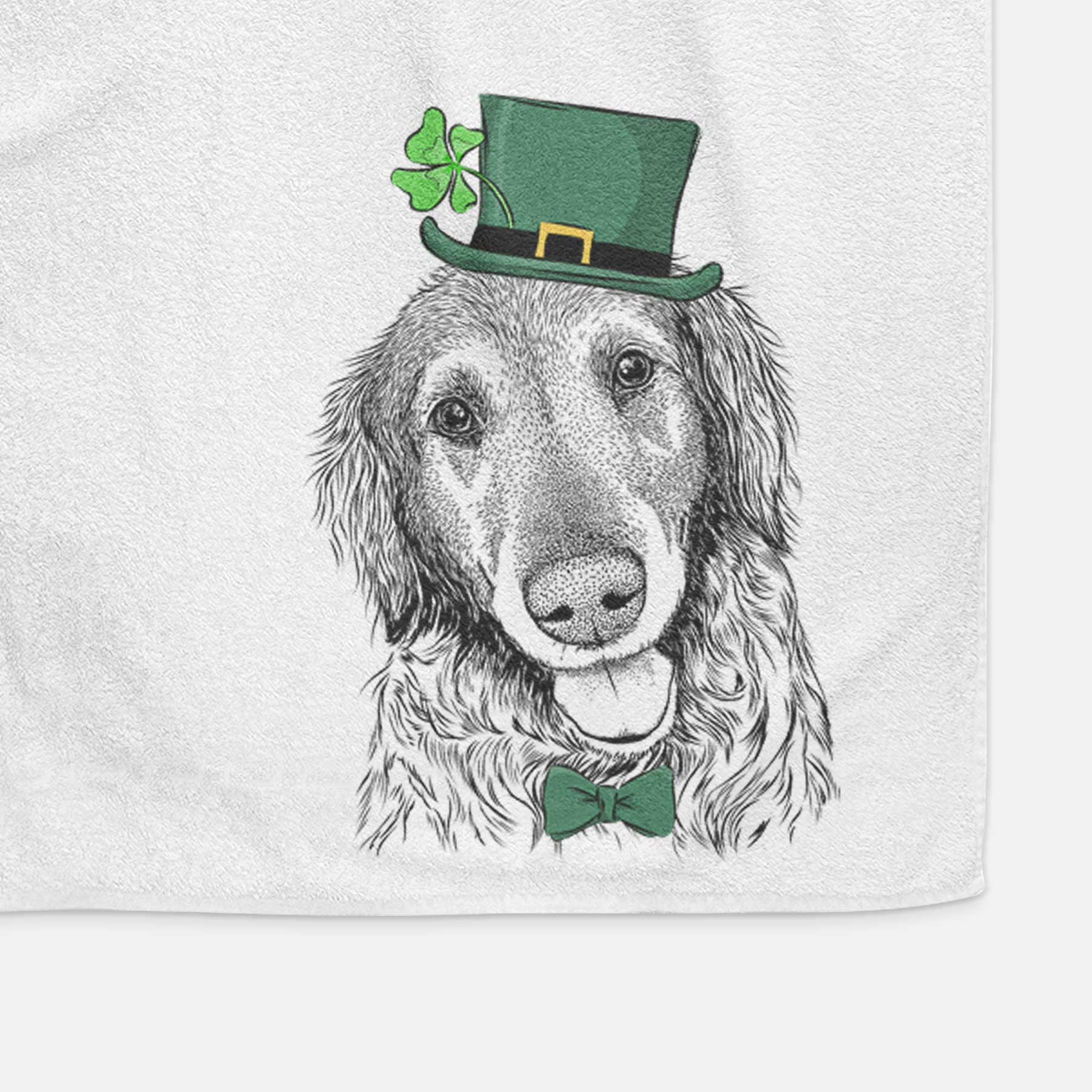 Duncan the Golden Retriever Decorative Hand Towel