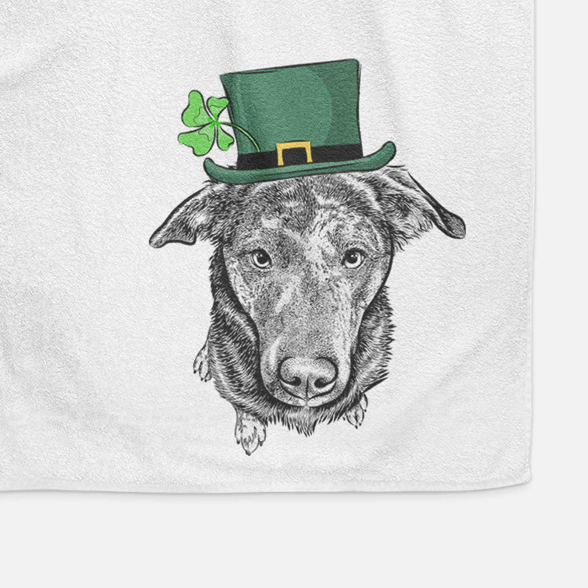 Echo the Pitbull Beagle Mix Decorative Hand Towel