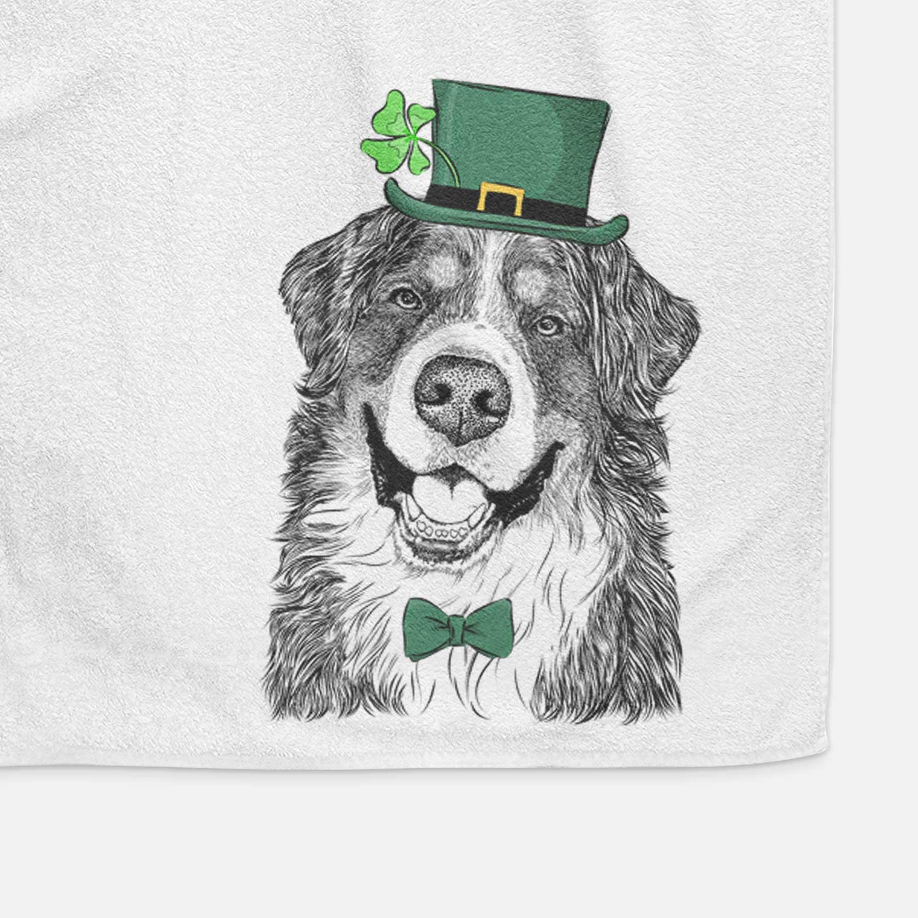 Eiger the Bernese Mountain Dog Decorative Hand Towel