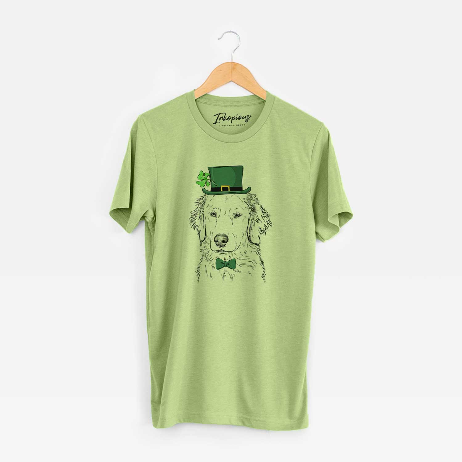 St. Patrick's Eli the Golden Retriever - Unisex Crewneck