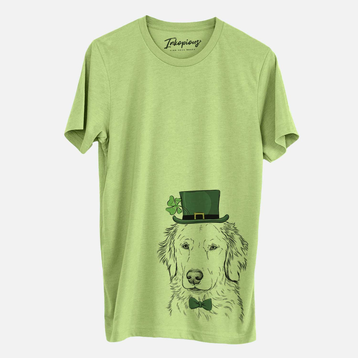 St. Patrick's Eli the Golden Retriever - Unisex Crewneck