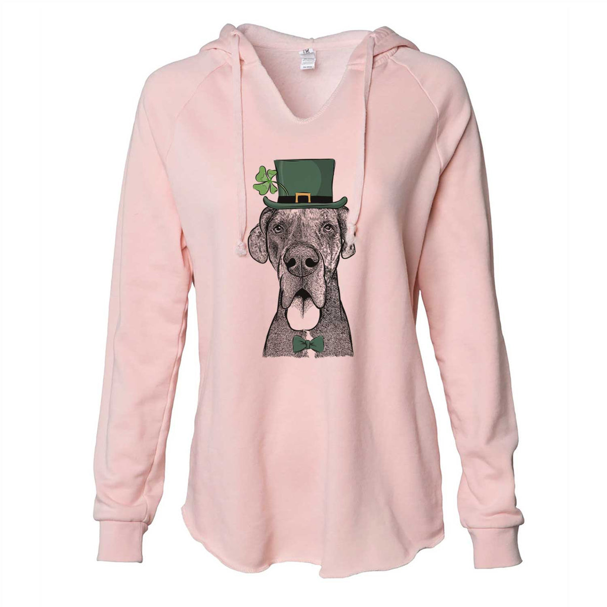 St. Patrick's Eli the Great Dane - Cali Wave Hooded Sweatshirt