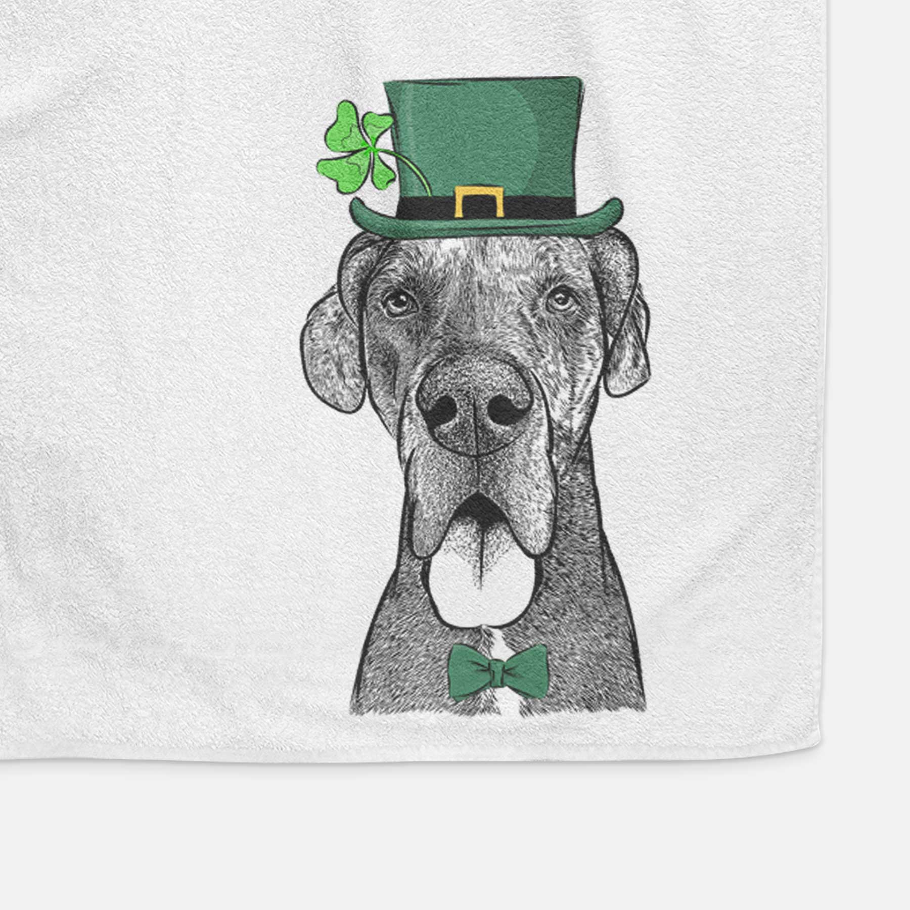 Eli the Great Dane Decorative Hand Towel