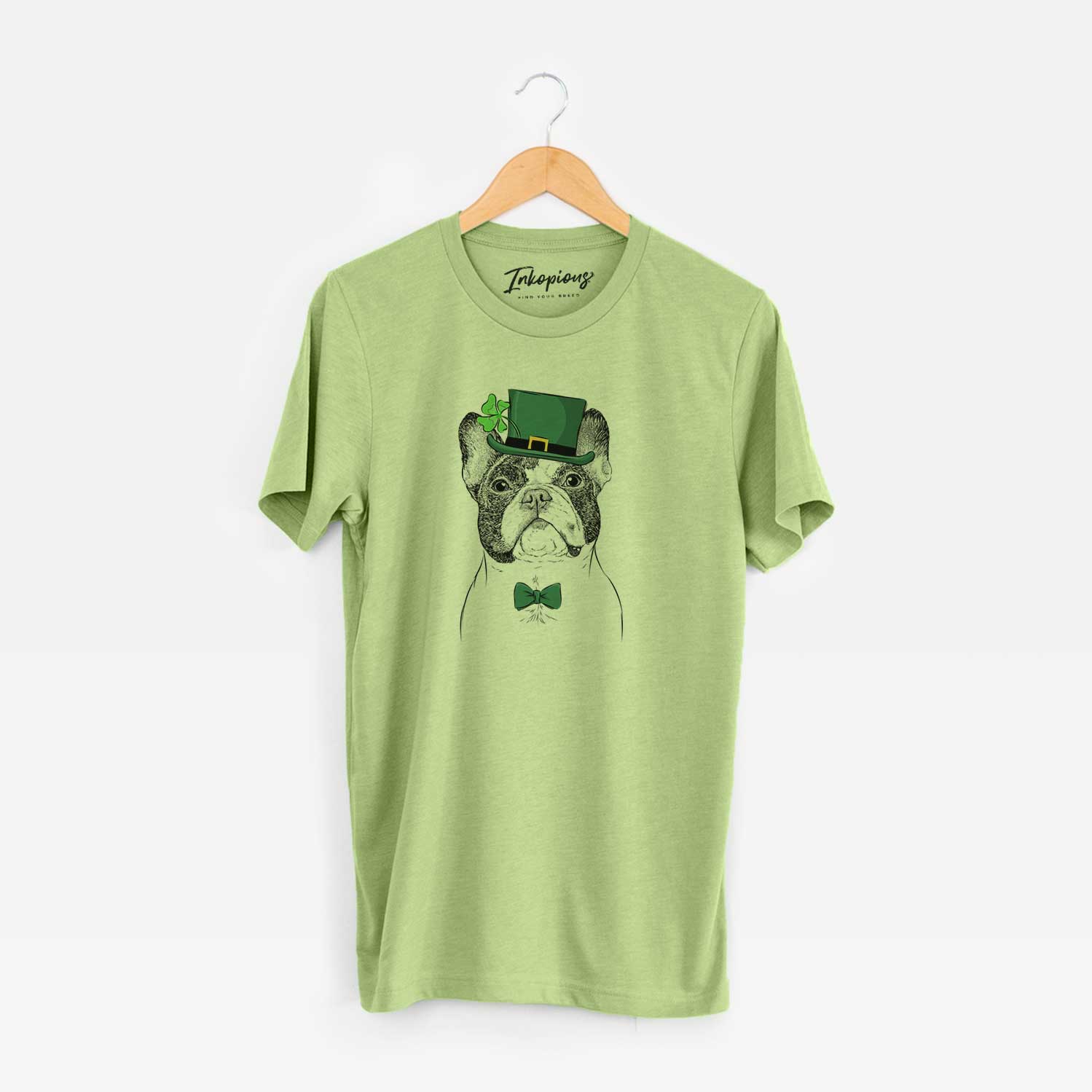 St. Patrick's Ella the French Bulldog - Unisex Crewneck