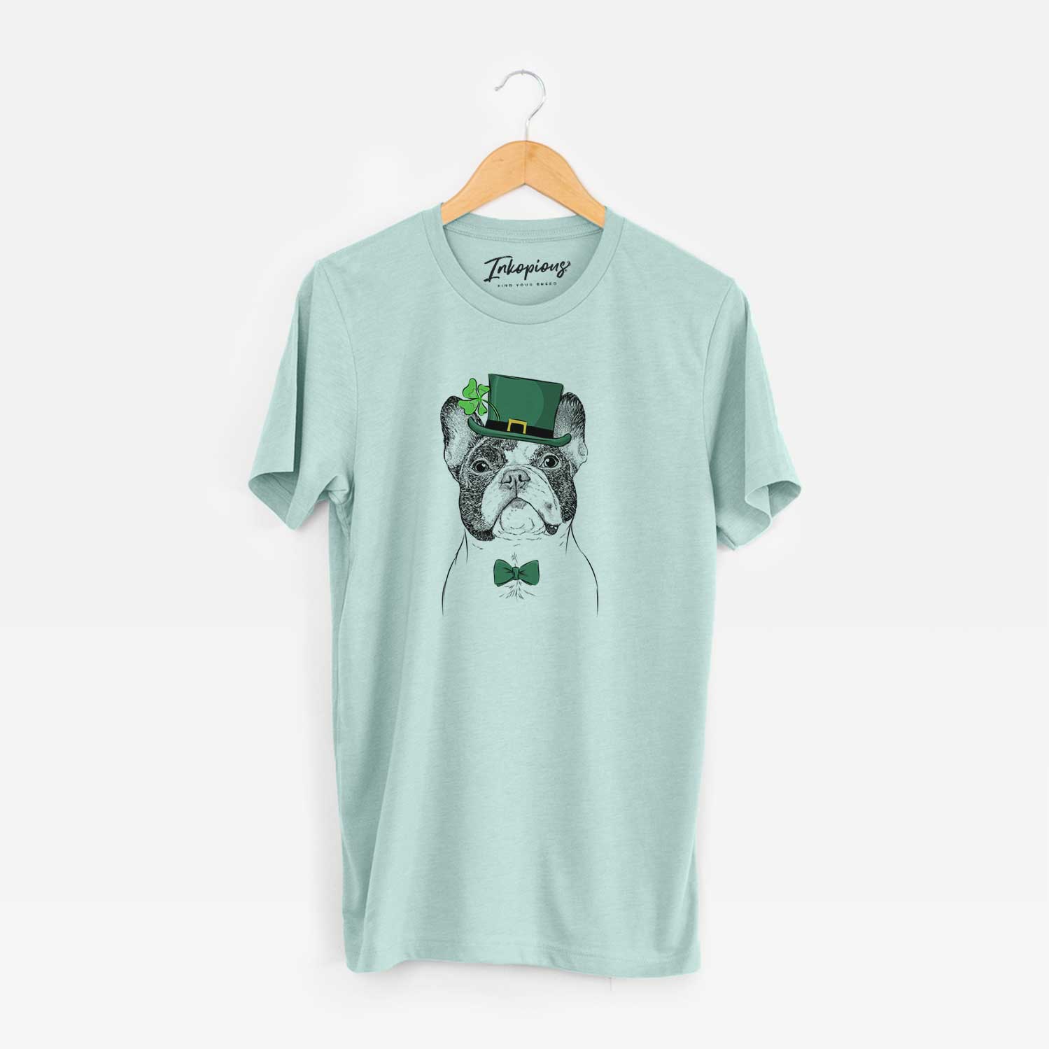 St. Patrick's Ella the French Bulldog - Unisex Crewneck