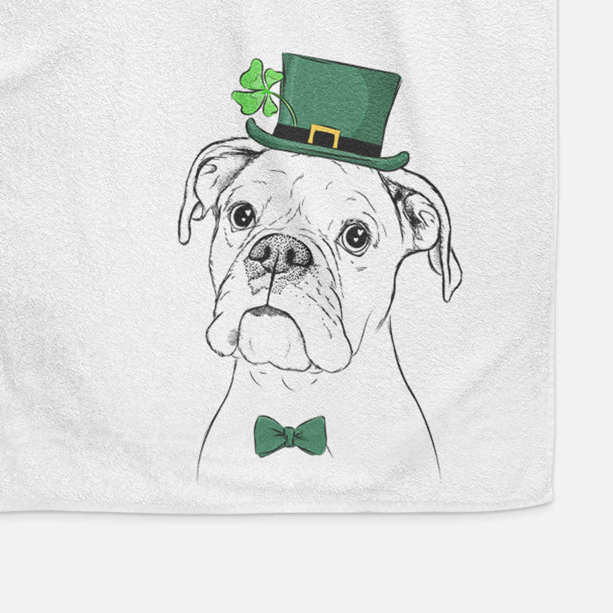 Ellie the Boxer Decorative Hand Towel