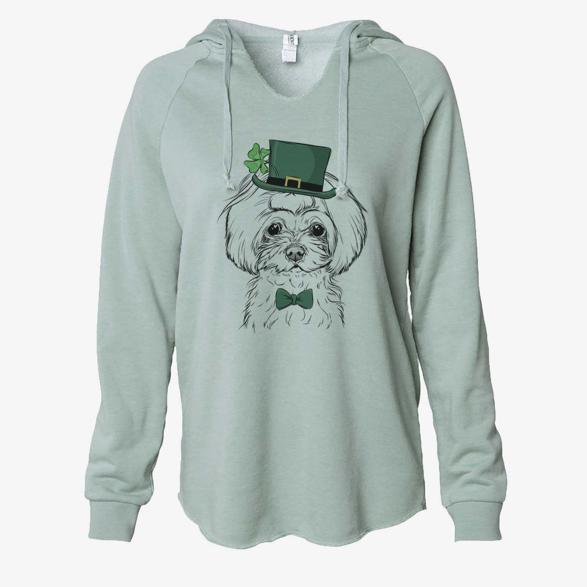 St. Patrick's Ellie the Maltese - Cali Wave Hooded Sweatshirt
