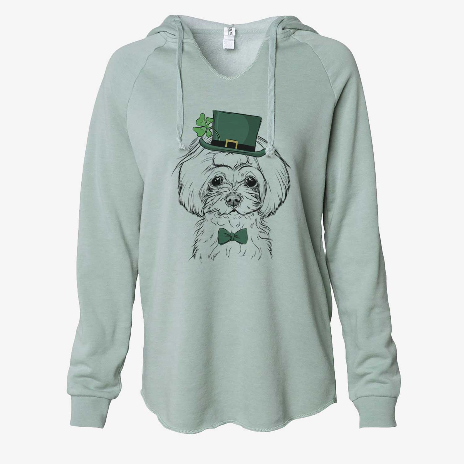 St. Patrick's Ellie the Maltese - Cali Wave Hooded Sweatshirt