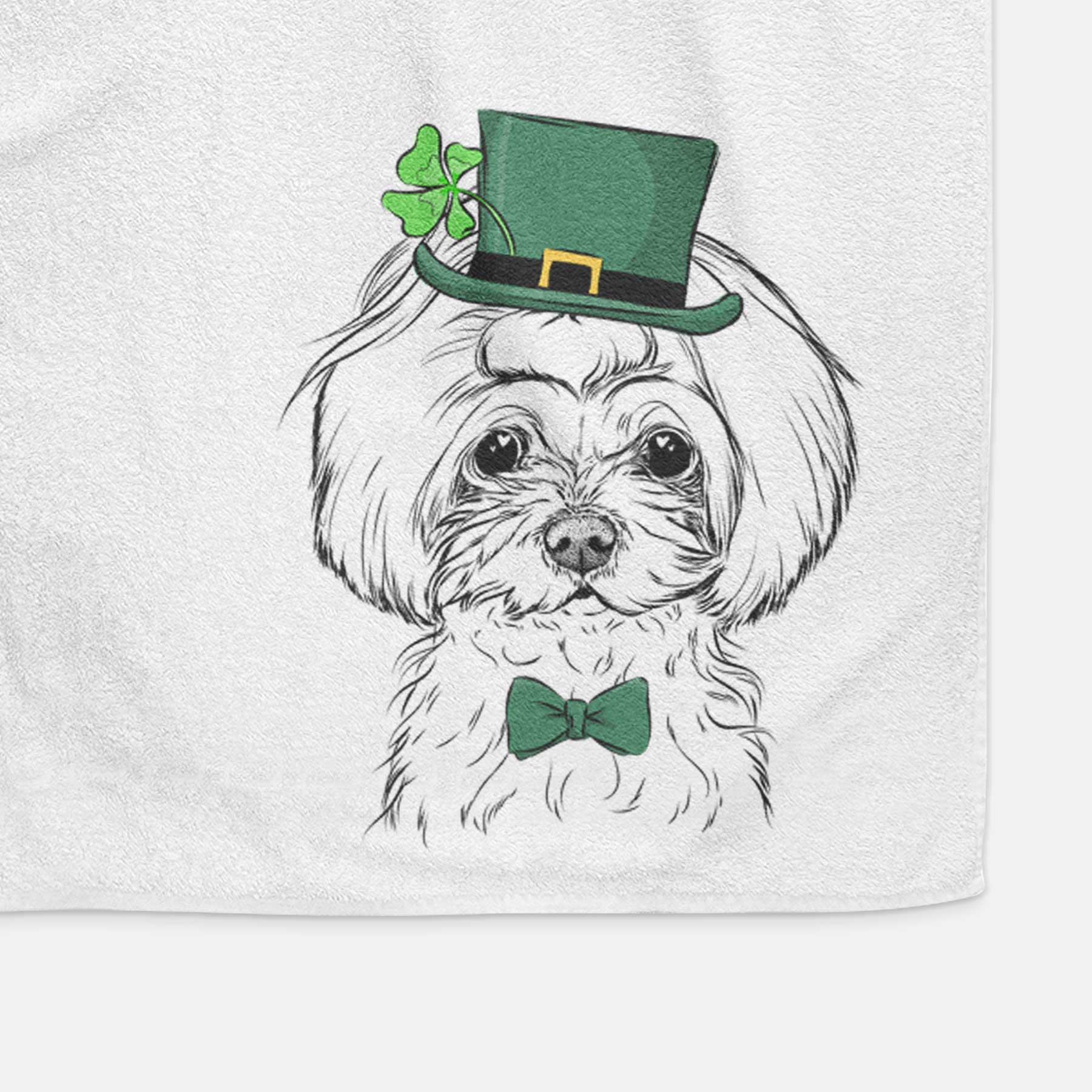 Ellie the Maltese Decorative Hand Towel