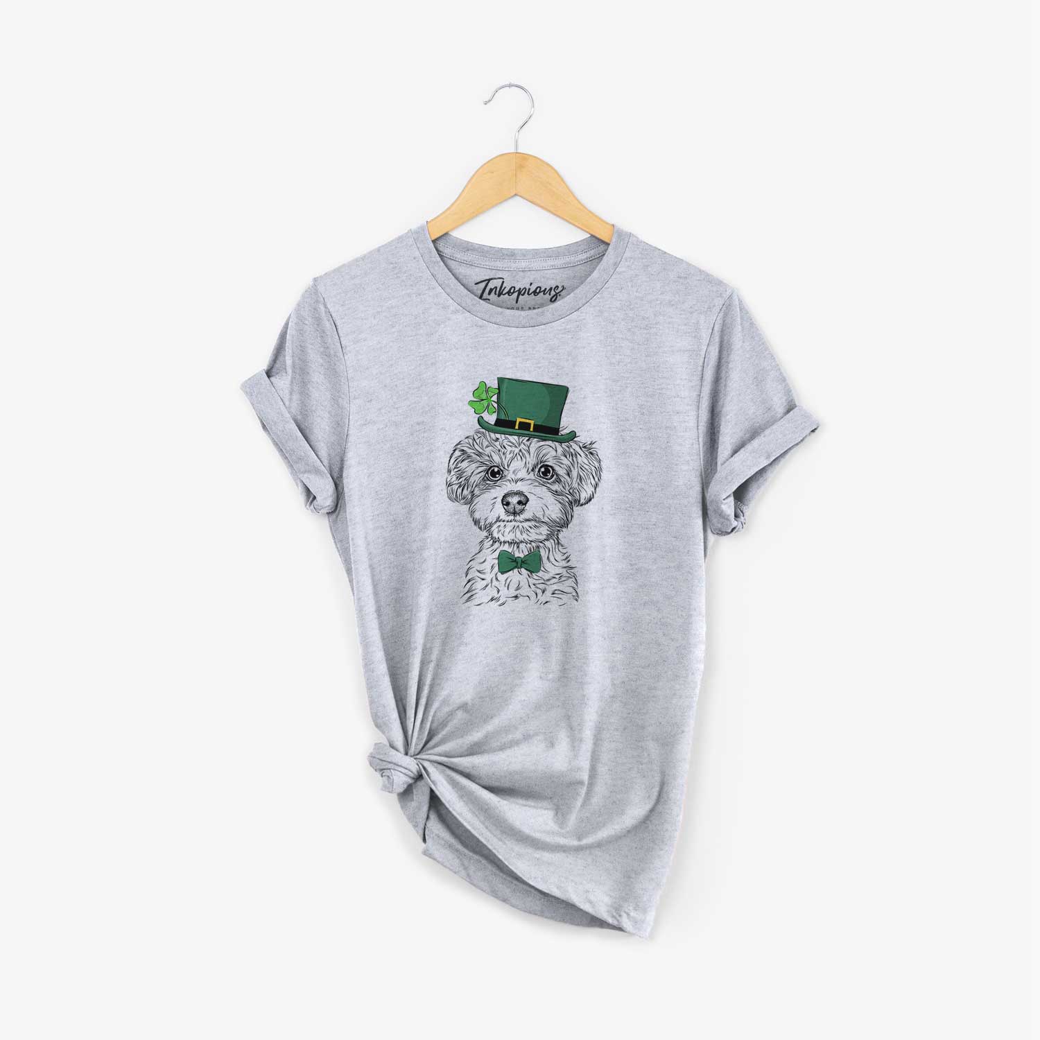 St. Patrick's Elliott the Yorkiepoo - Unisex Crewneck