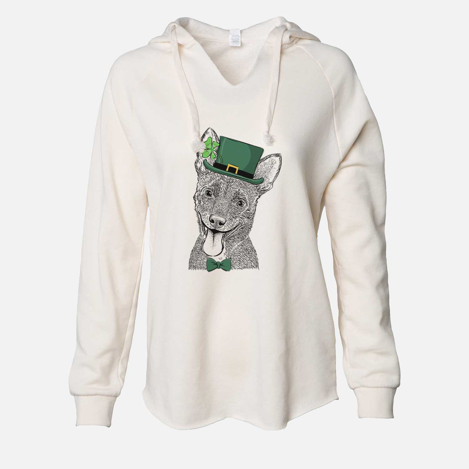 St. Patrick's Elvira the Terrier Mix - Cali Wave Hooded Sweatshirt