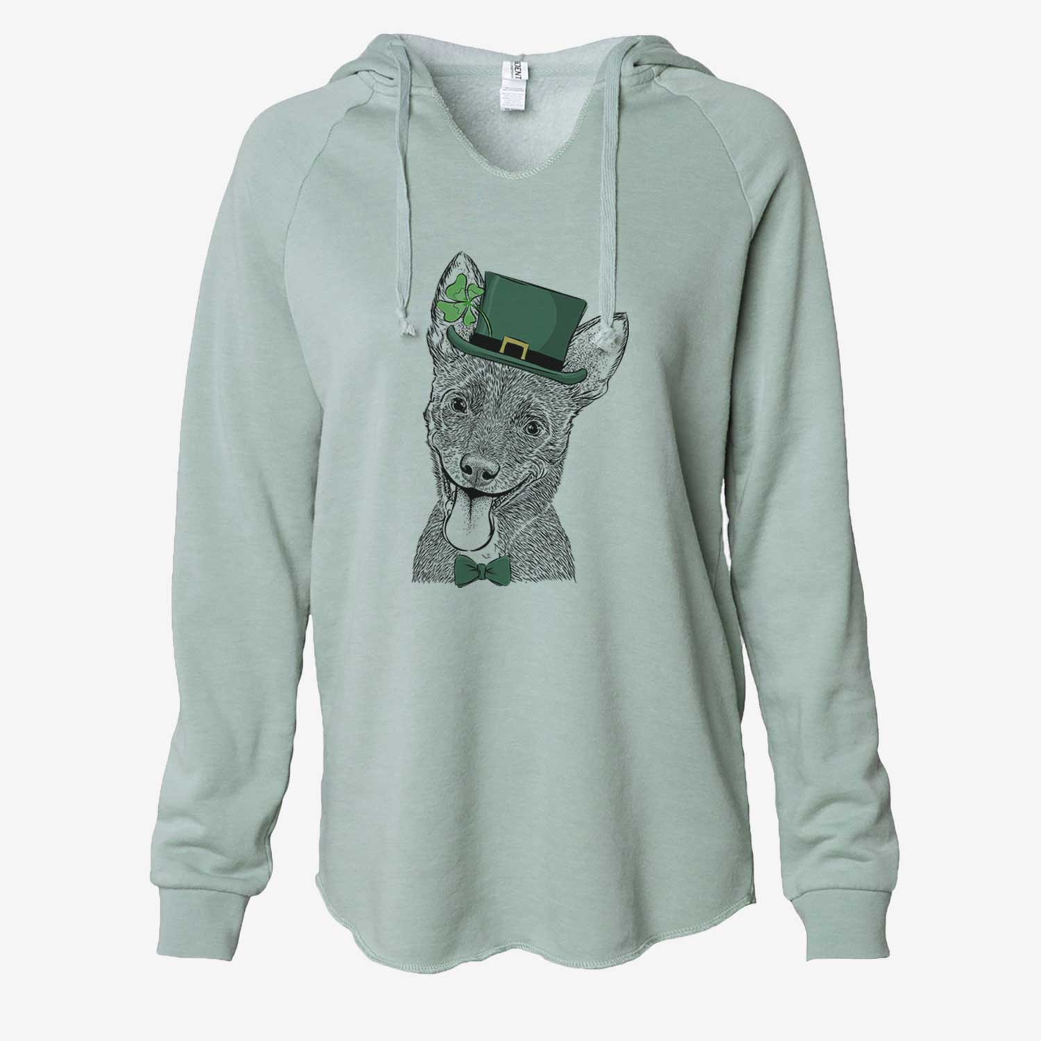 St. Patrick's Elvira the Terrier Mix - Cali Wave Hooded Sweatshirt