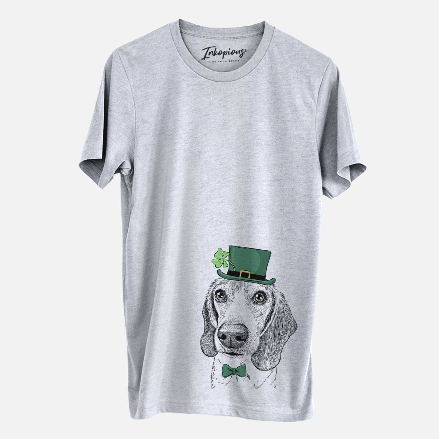 St. Patrick's Elvis the Bluetick Beagle - Unisex Crewneck