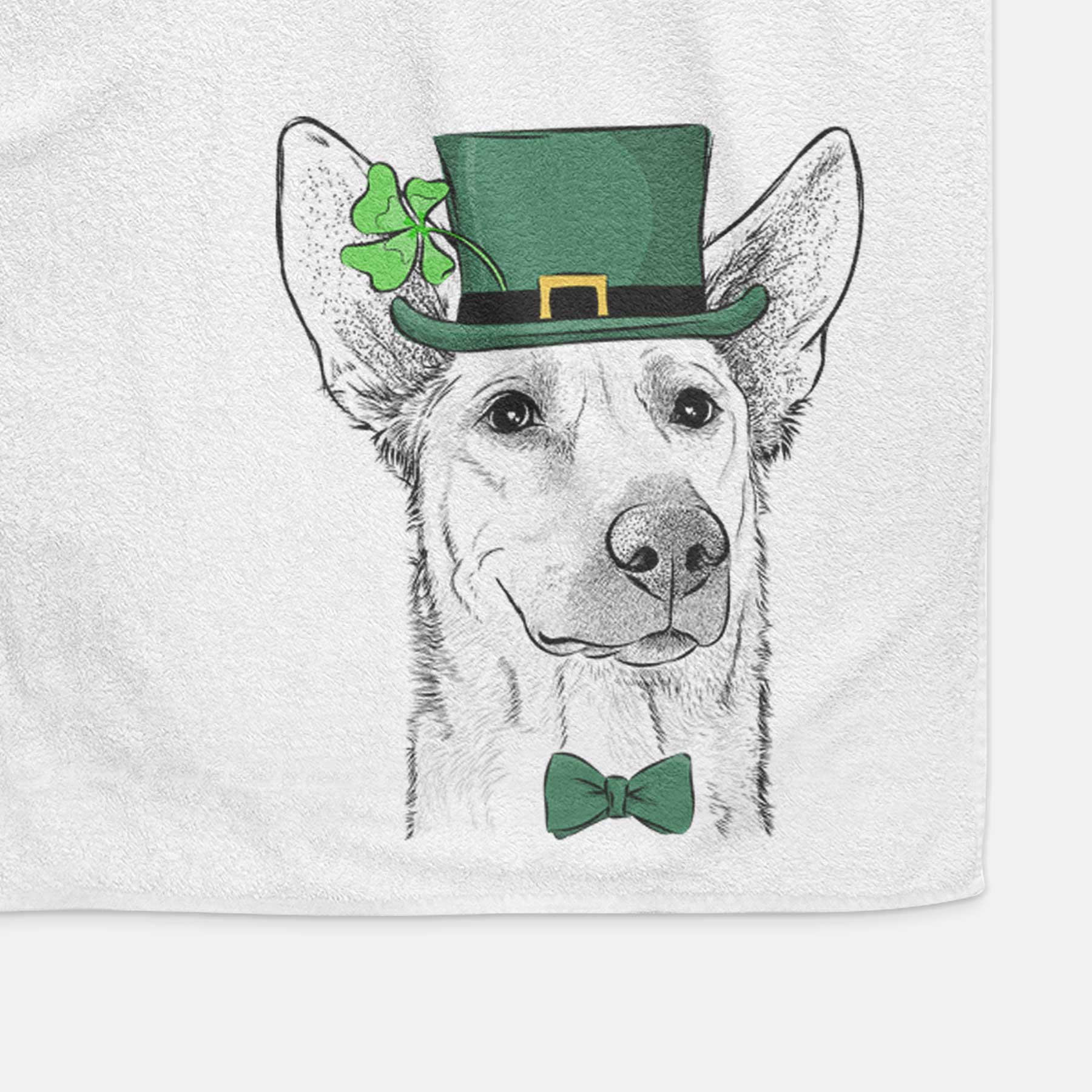 Ember the Shepherd Mix Decorative Hand Towel