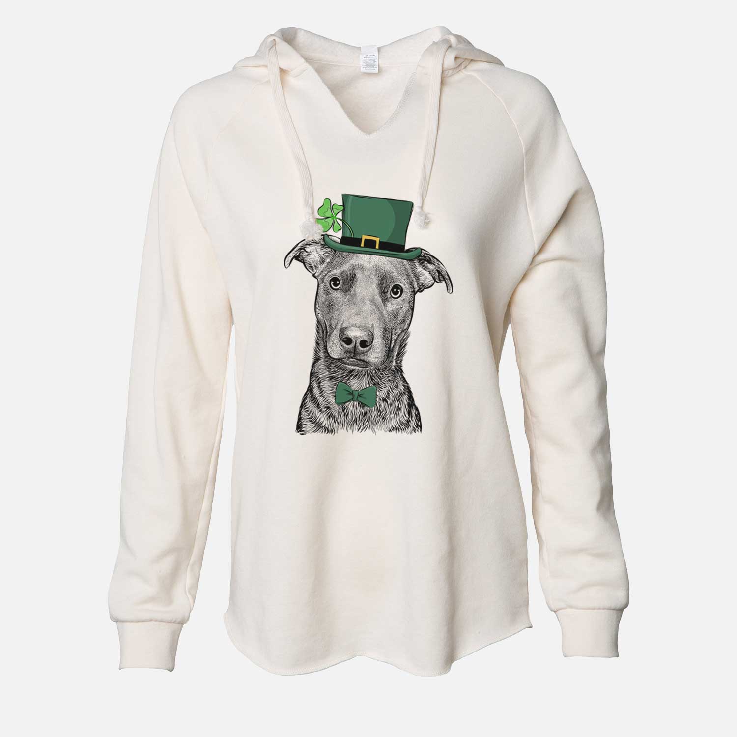 St. Patrick's Embyr the Mixed Breed - Cali Wave Hooded Sweatshirt