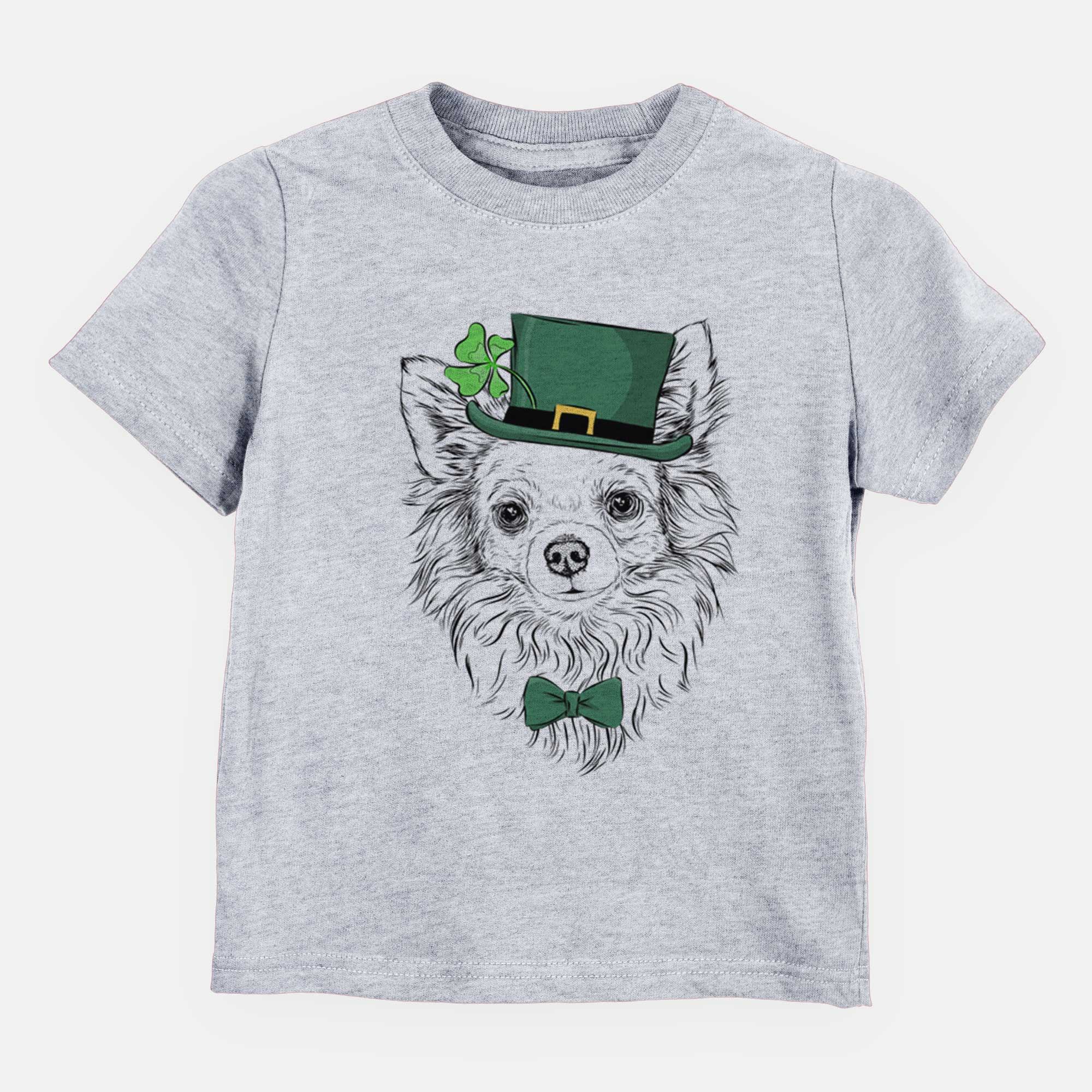 St. Patricks Emma the Longhaired Chihuahua - Kids/Youth/Toddler Shirt