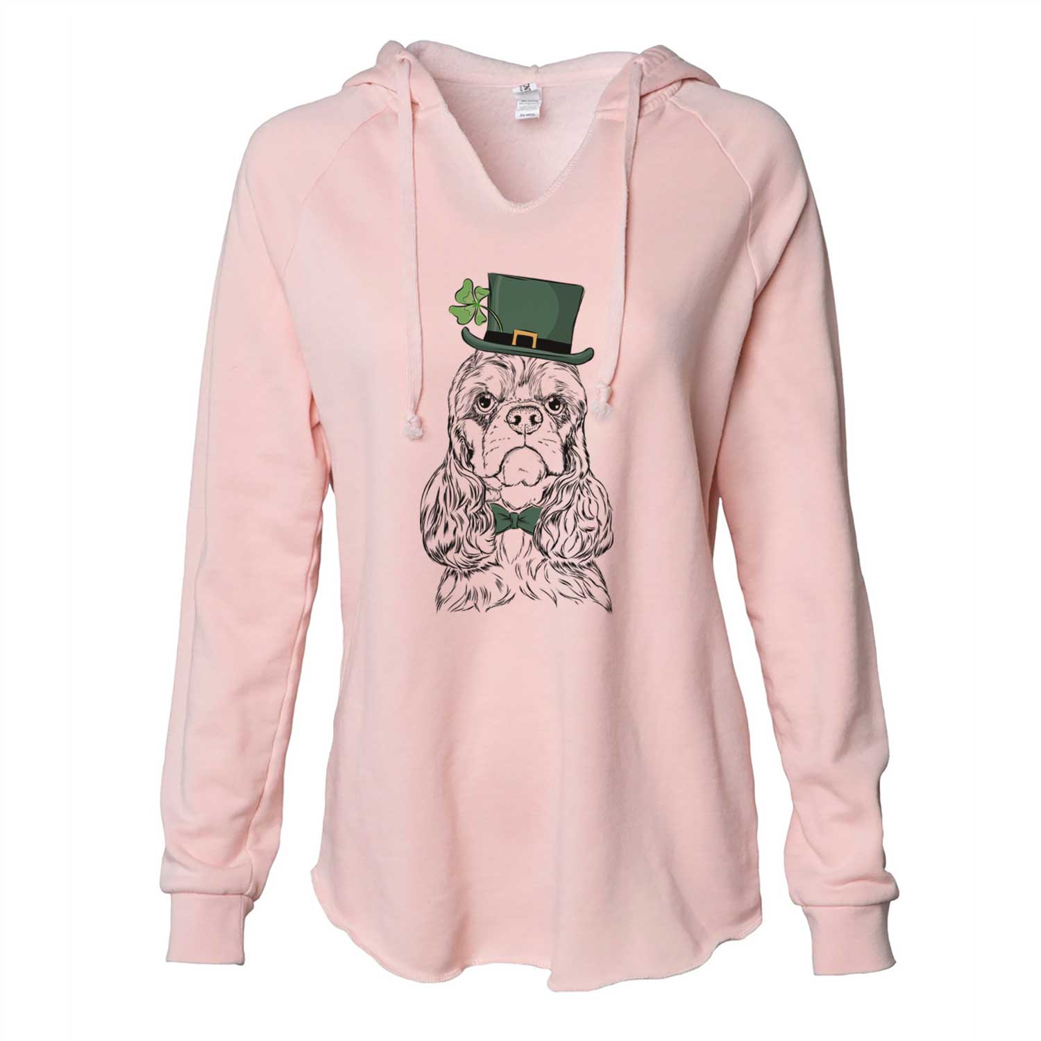 St. Patrick's Emma the Cocker Spaniel - Cali Wave Hooded Sweatshirt