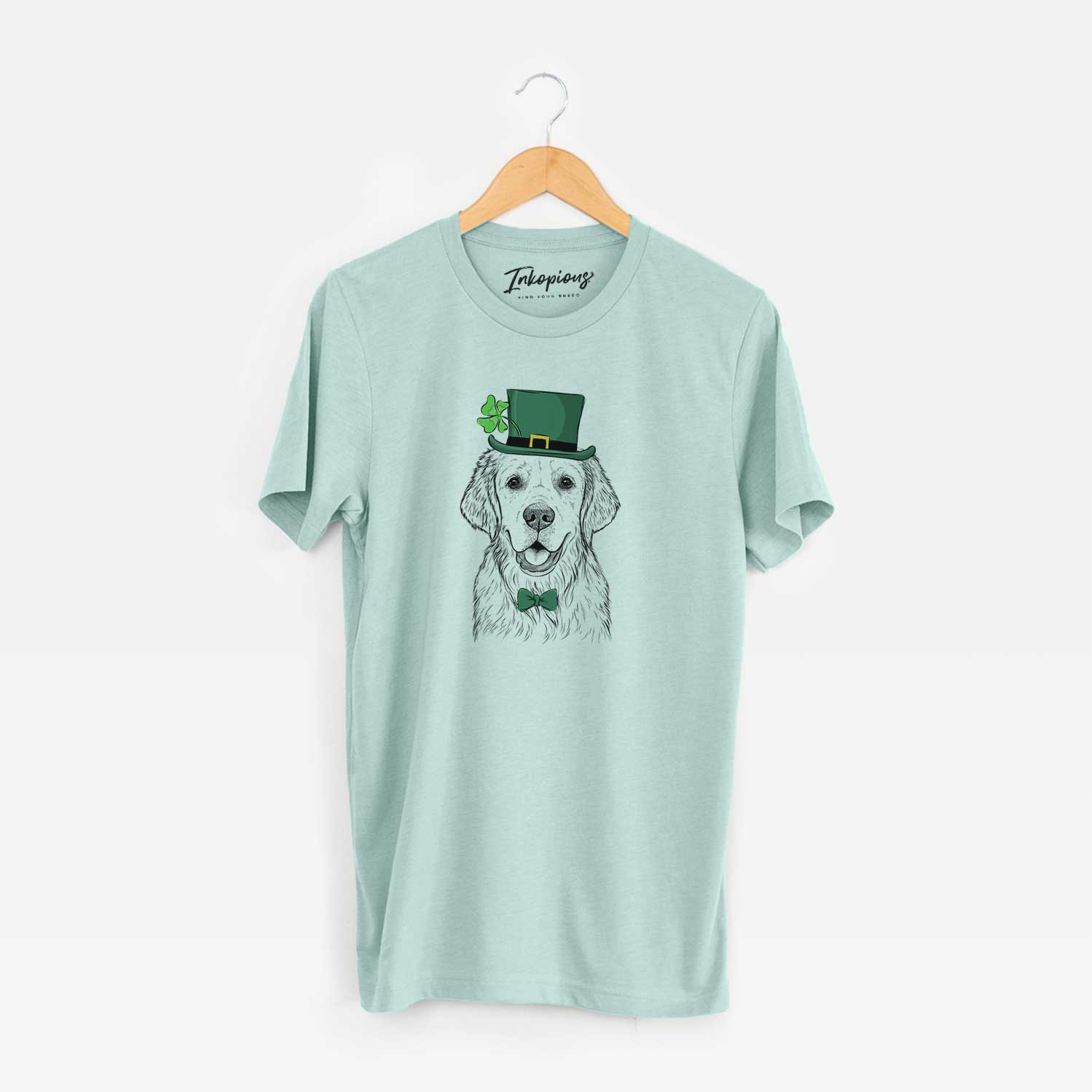 St. Patrick's Emma the Golden Retriever - Unisex Crewneck