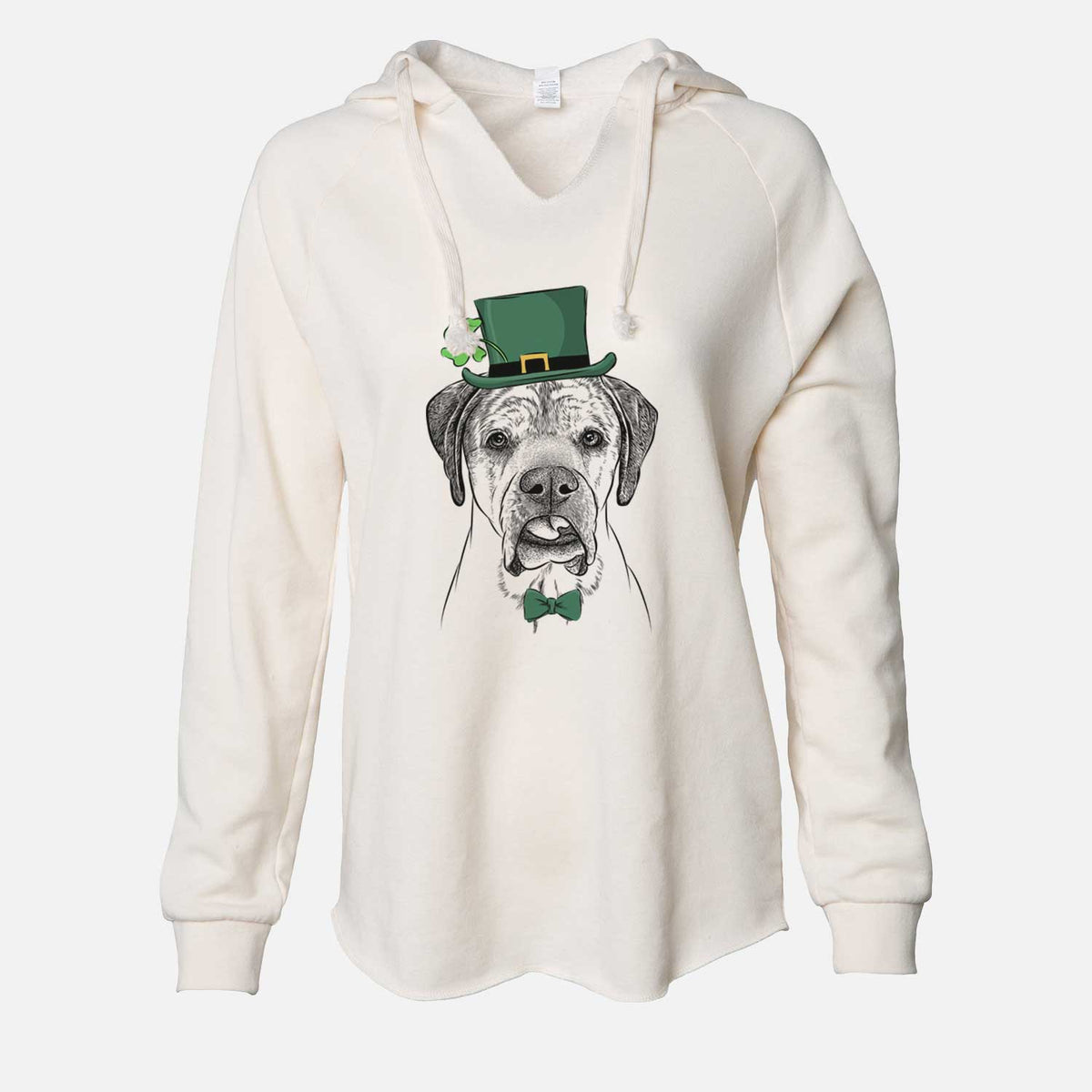 St. Patrick's Emma the English Mastiff - Cali Wave Hooded Sweatshirt