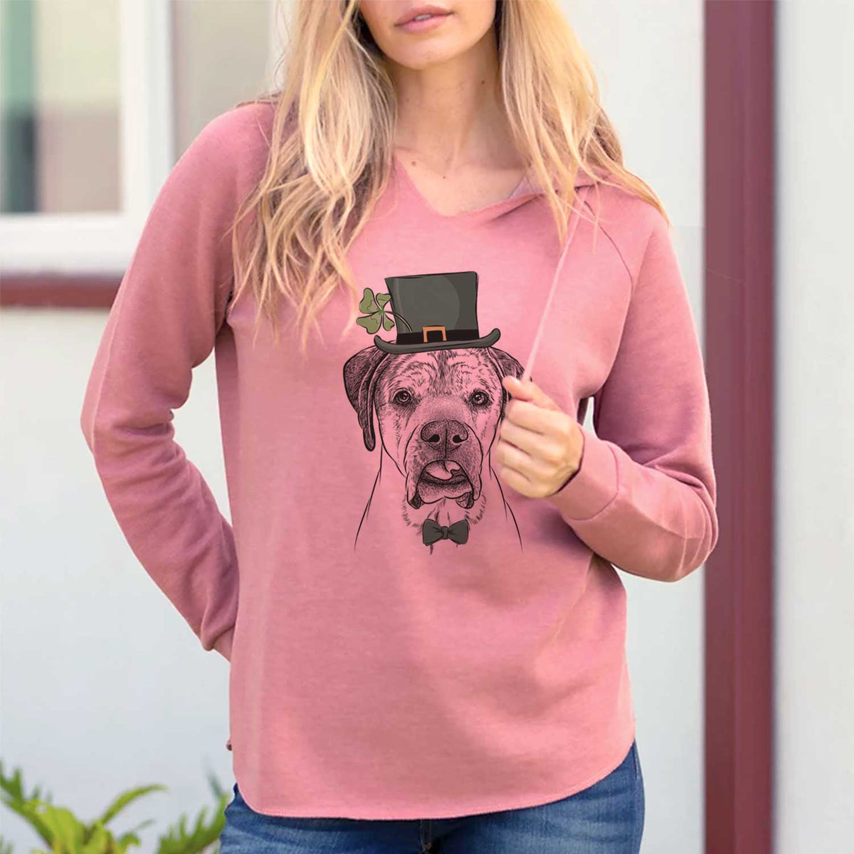 St. Patrick&#39;s Emma the English Mastiff - Cali Wave Hooded Sweatshirt