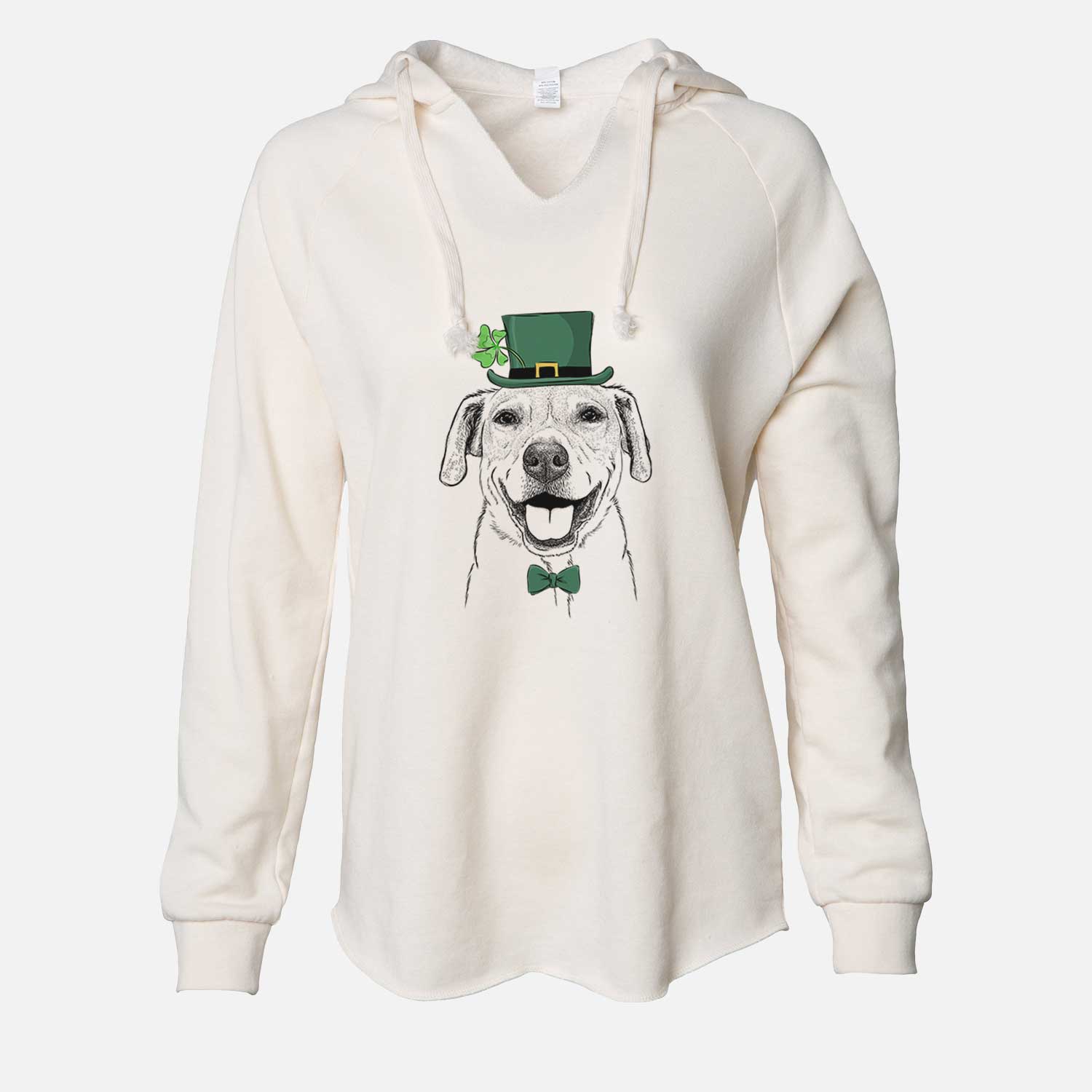 St. Patrick's Ernie the Mixed Breed - Cali Wave Hooded Sweatshirt