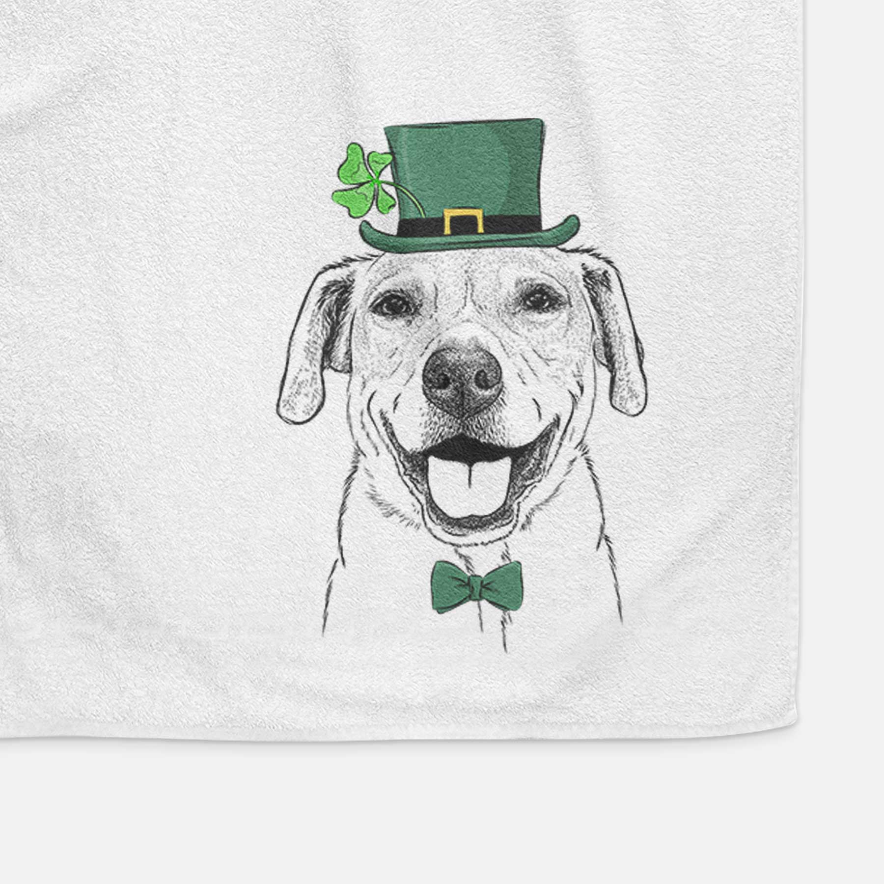 Ernie the Mixed Breed Decorative Hand Towel