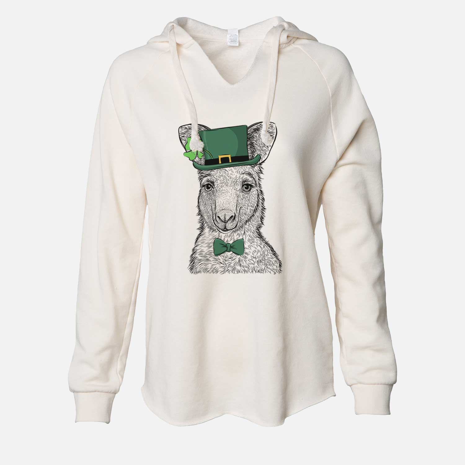 St. Patrick's Evelyn the Eastern Grey Kangaroo - Cali Wave Hooded Sweatshirt