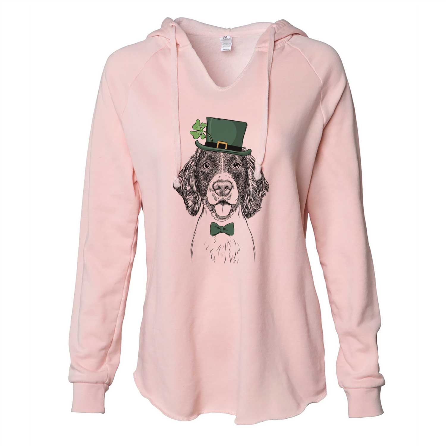 St. Patrick's Ever the English Springer Spaniel - Cali Wave Hooded Sweatshirt