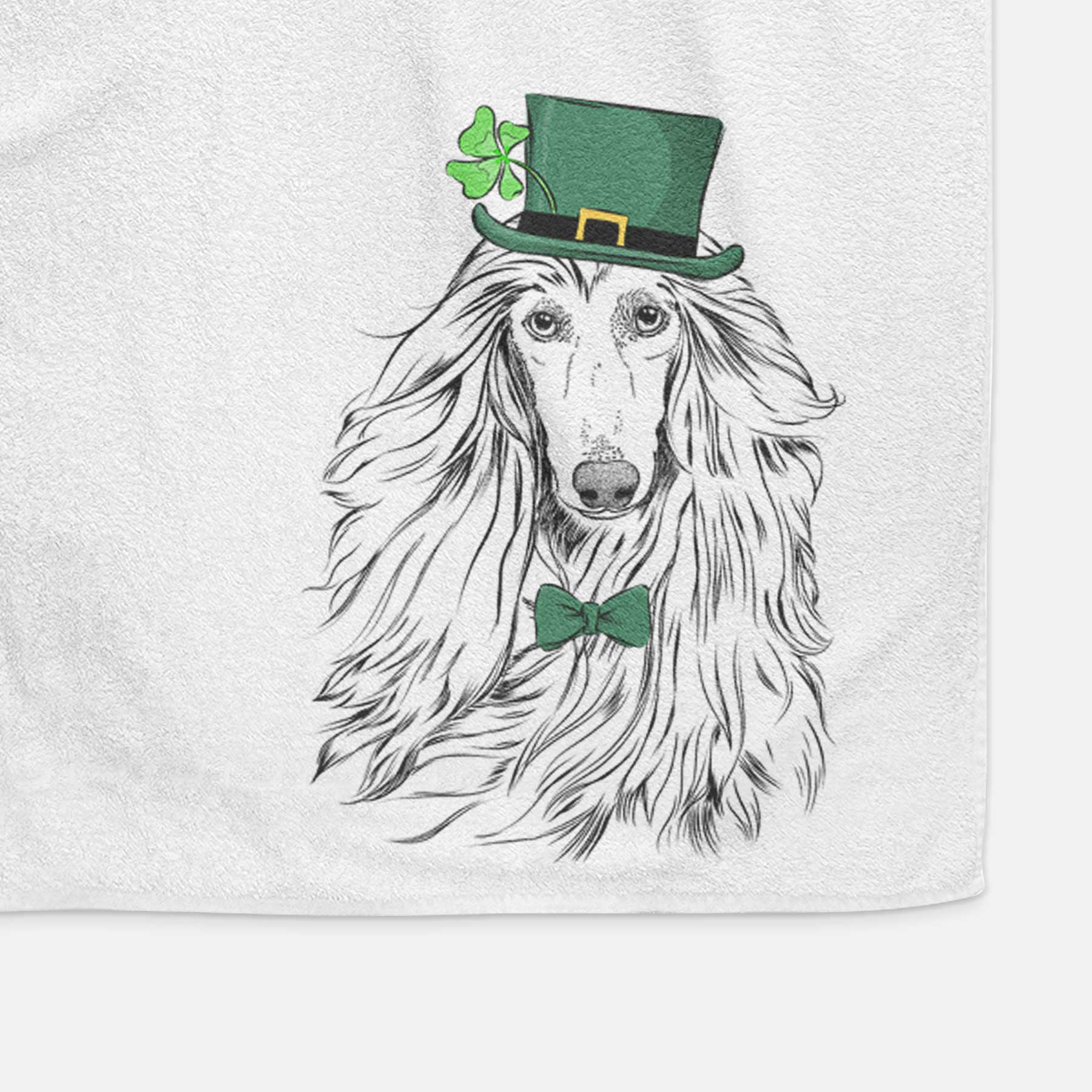 Fabio the Afghan Hound Decorative Hand Towel