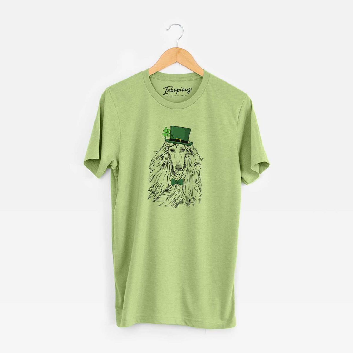 St. Patrick's Fabio the Afghan Hound - Unisex Crewneck