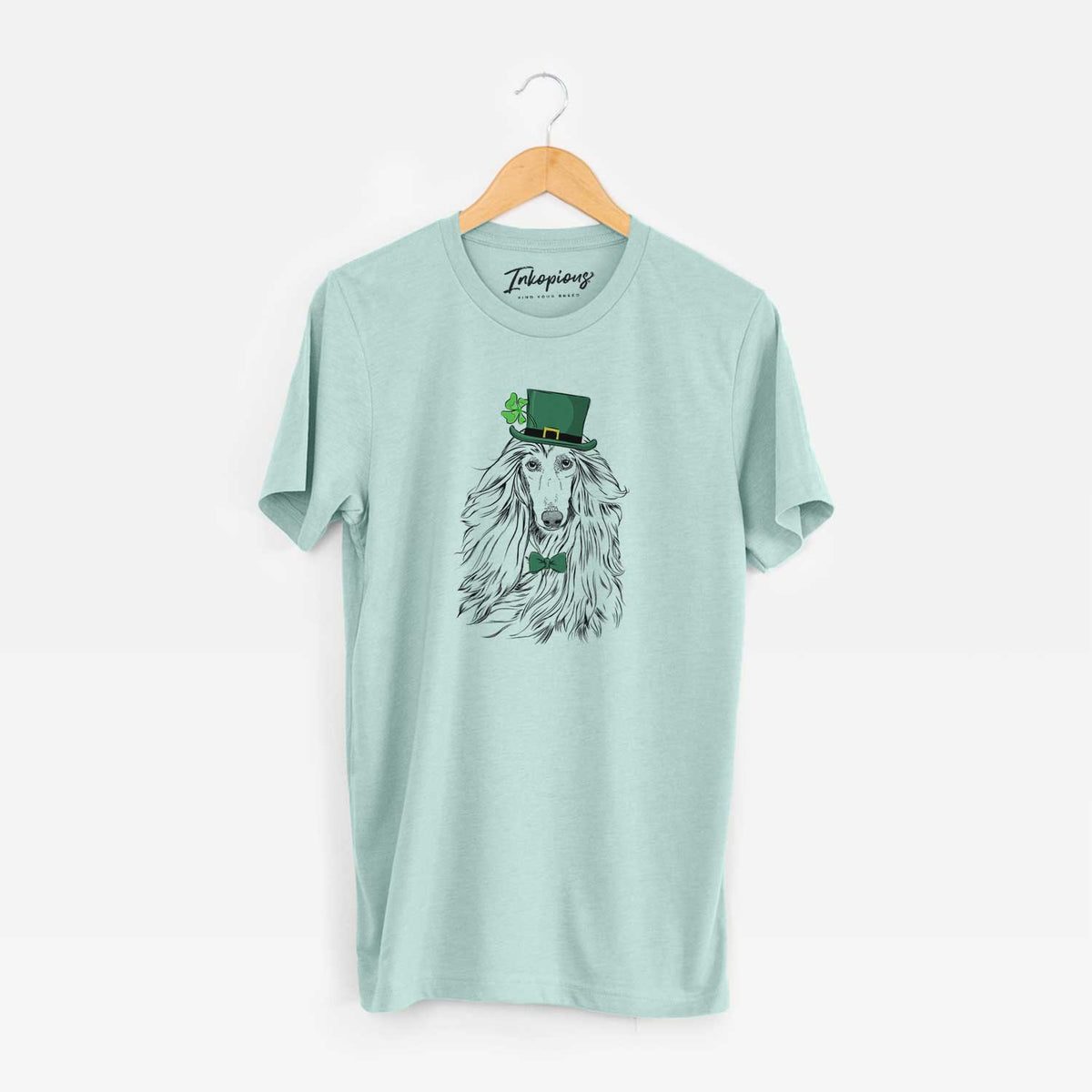 St. Patrick's Fabio the Afghan Hound - Unisex Crewneck