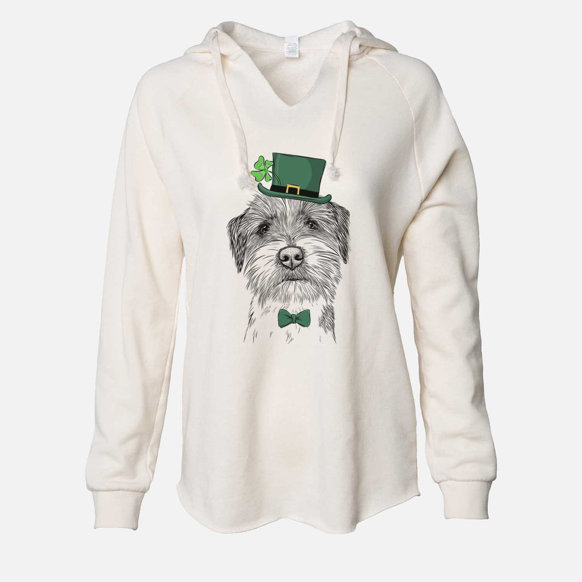 St. Patrick's Feis the Parson Russell Terrier - Cali Wave Hooded Sweatshirt