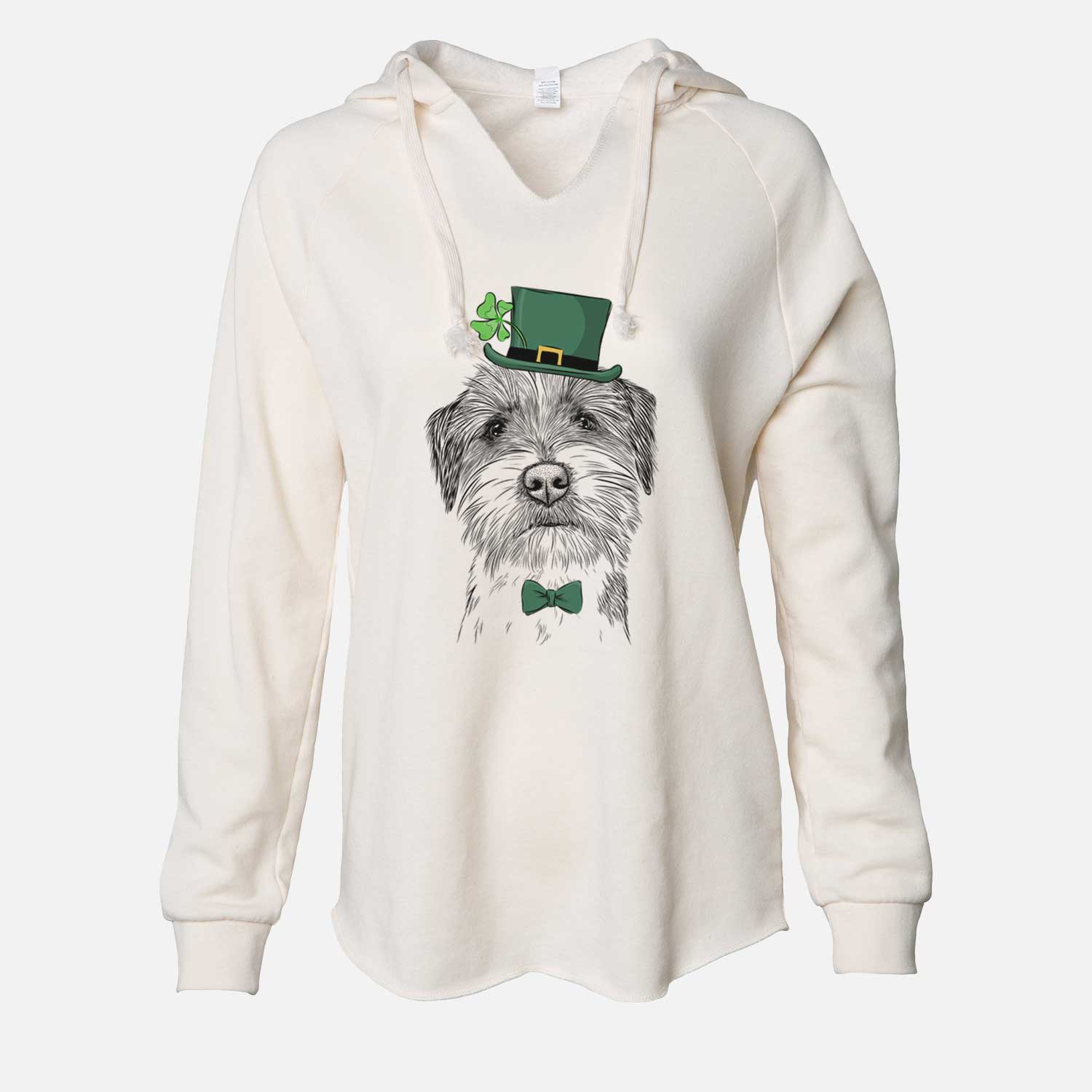 St. Patrick's Feis the Parson Russell Terrier - Cali Wave Hooded Sweatshirt