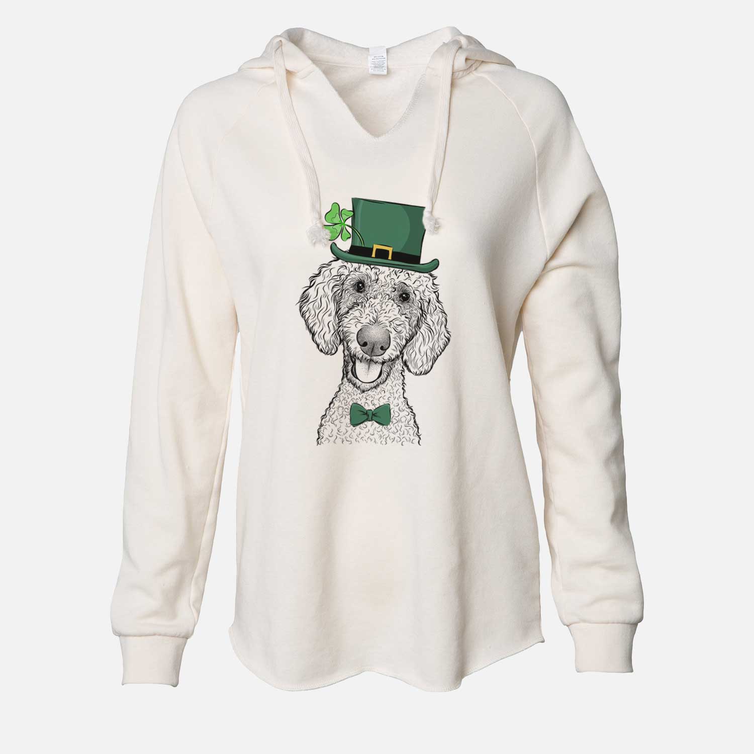 St. Patrick's Fenway the Goldendoodle - Cali Wave Hooded Sweatshirt