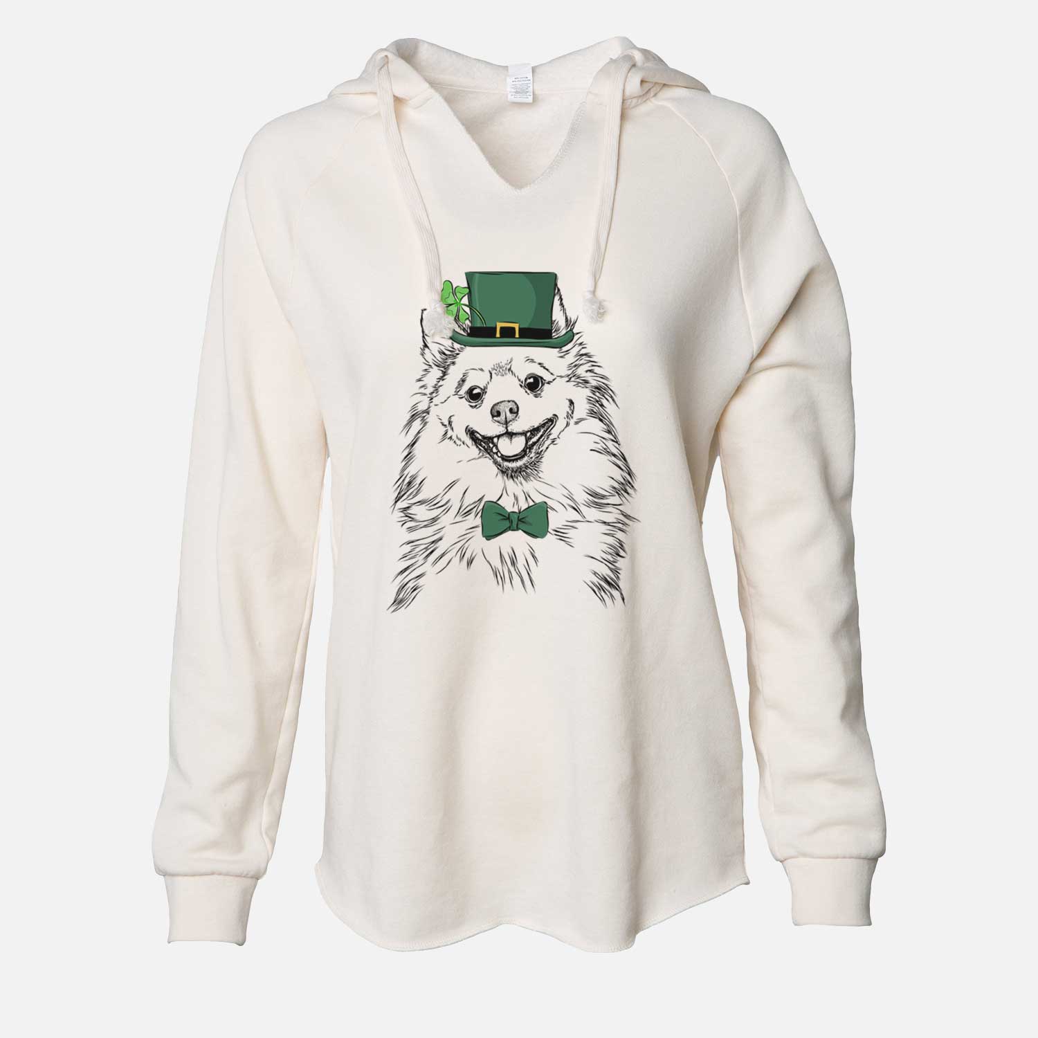 St. Patrick's Fibi the Spitz - Cali Wave Hooded Sweatshirt