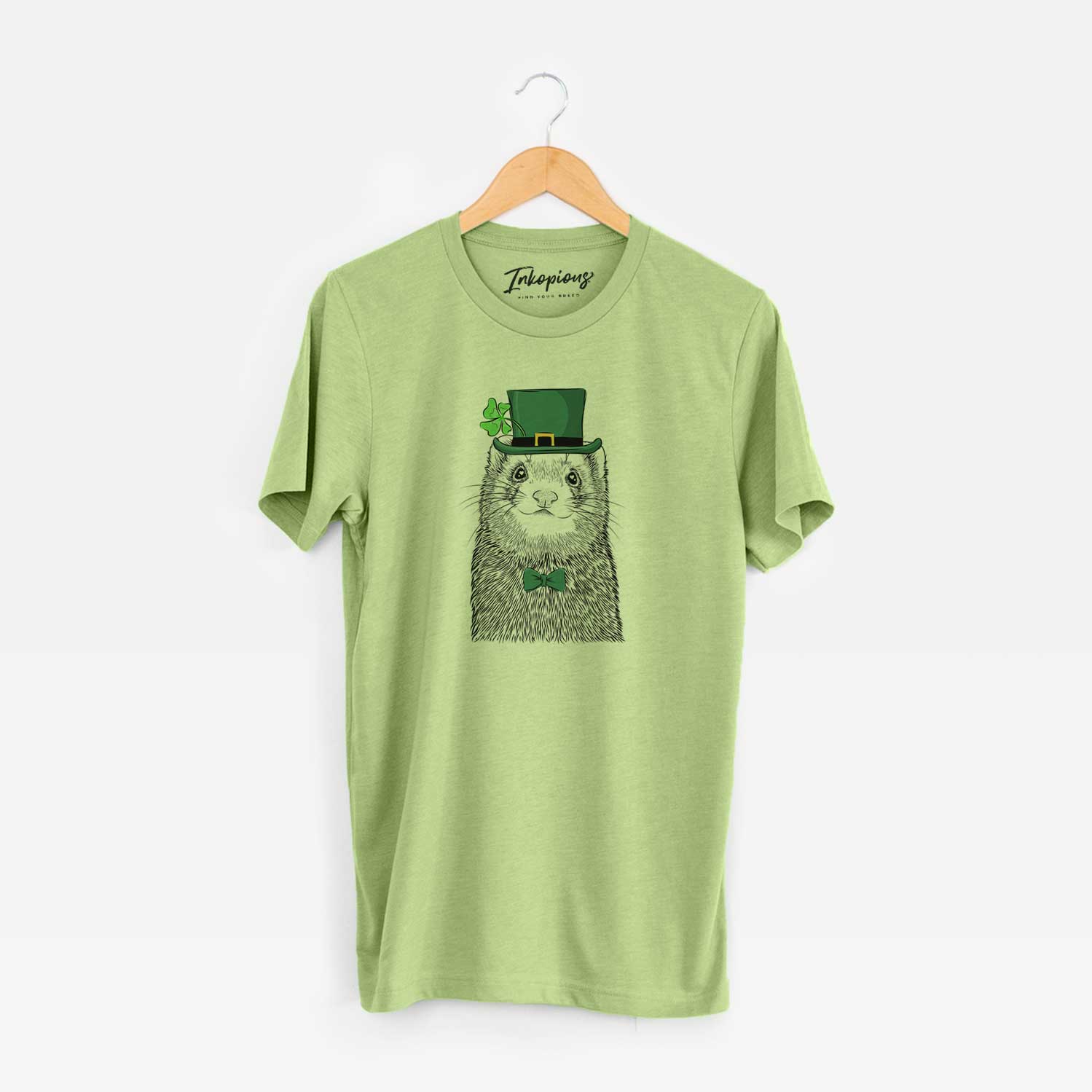 St. Patrick's Fig the Ferret - Unisex Crewneck