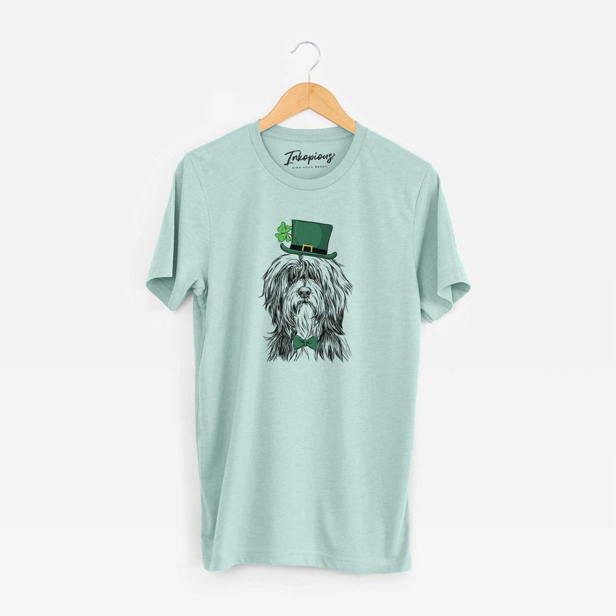 St. Patrick's Fiji the Polish Lowland Sheepdog - Unisex Crewneck