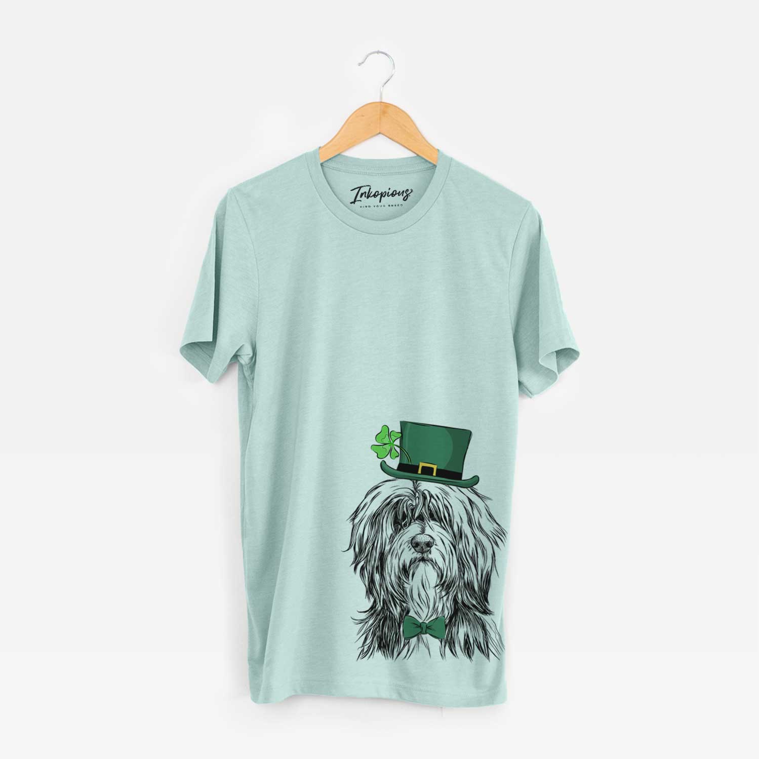 St. Patrick's Fiji the Polish Lowland Sheepdog - Unisex Crewneck