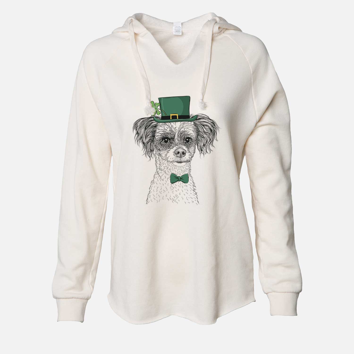 St. Patrick's Finley Beth the Papillon Mix - Cali Wave Hooded Sweatshirt